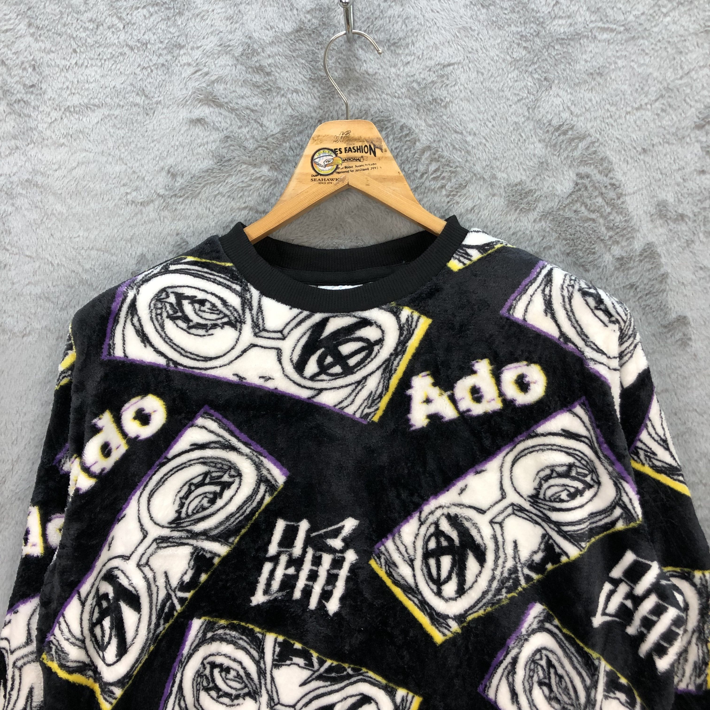 Anime ADO Fullprint Fleece Sweatshirts #5684-202 Size US L / EU 52-54 / 3 - 2 Thumbnail