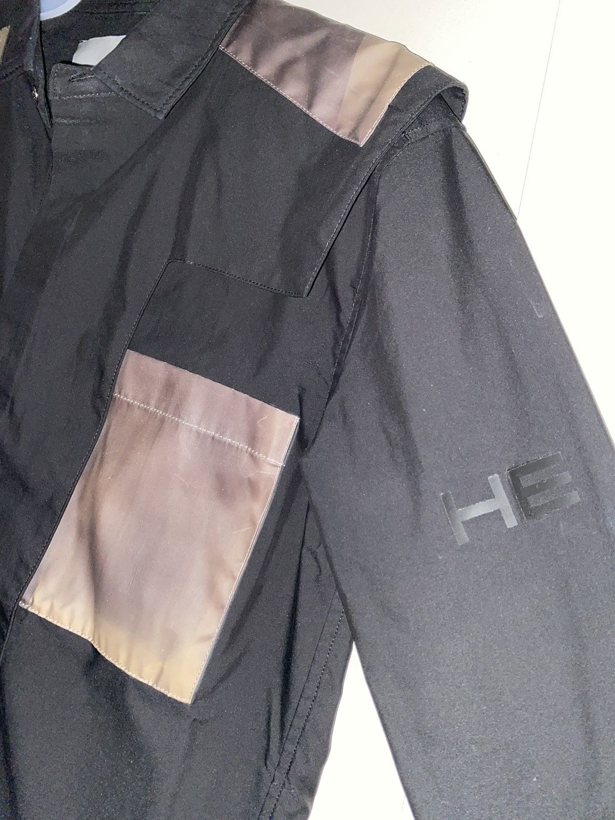 Heliot Emil Helios Emil SS20 Black Heat Reflective Elements Shirt Size US XS / EU 42 / 0 - 3 Thumbnail