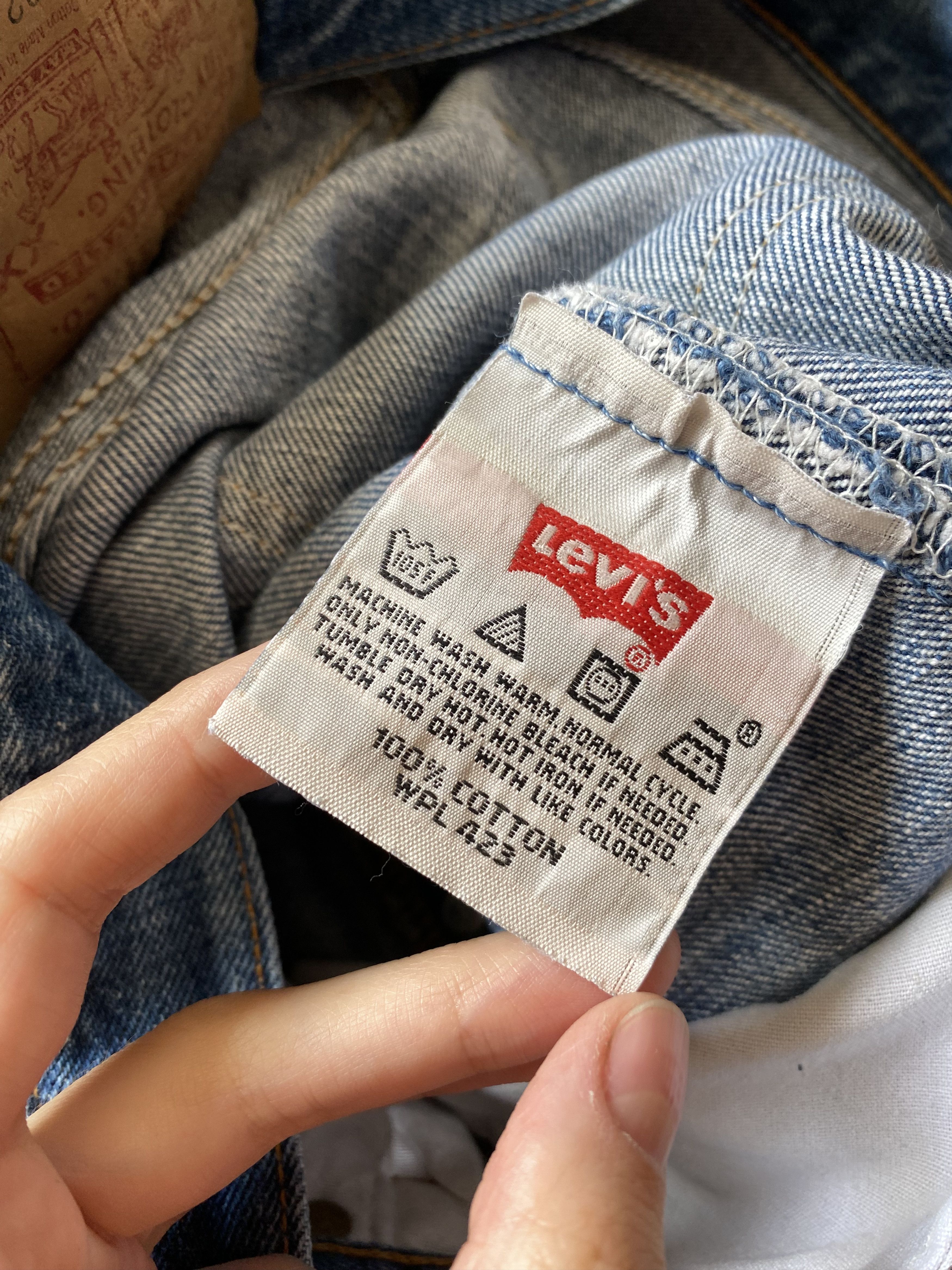 Levi's × Vintage Levi's 501 Vintage 90's Made In USA Blue Wash Button Fly Size 32" / US 10 / IT 46 - 3 Thumbnail