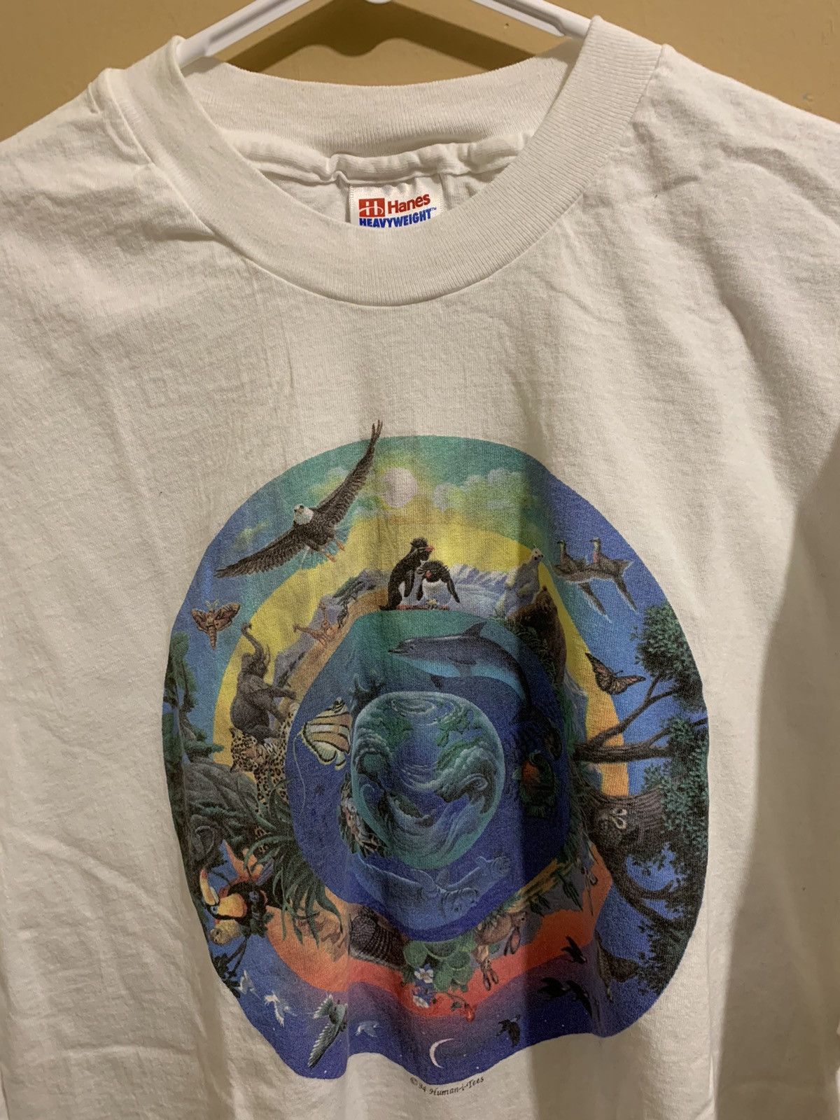 Vintage Vintage Animal world tee Size US XXL / EU 58 / 5 - 2 Thumbnail