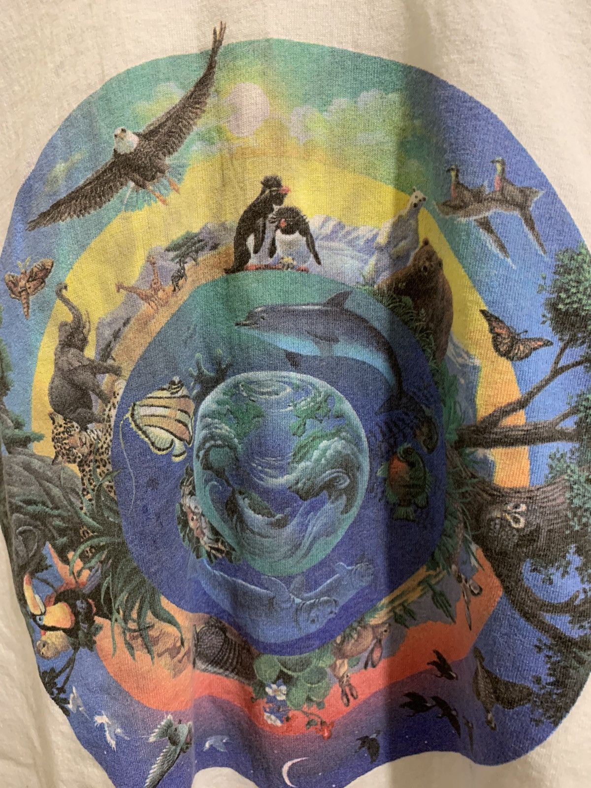 Vintage Vintage Animal world tee Size US XXL / EU 58 / 5 - 3 Thumbnail
