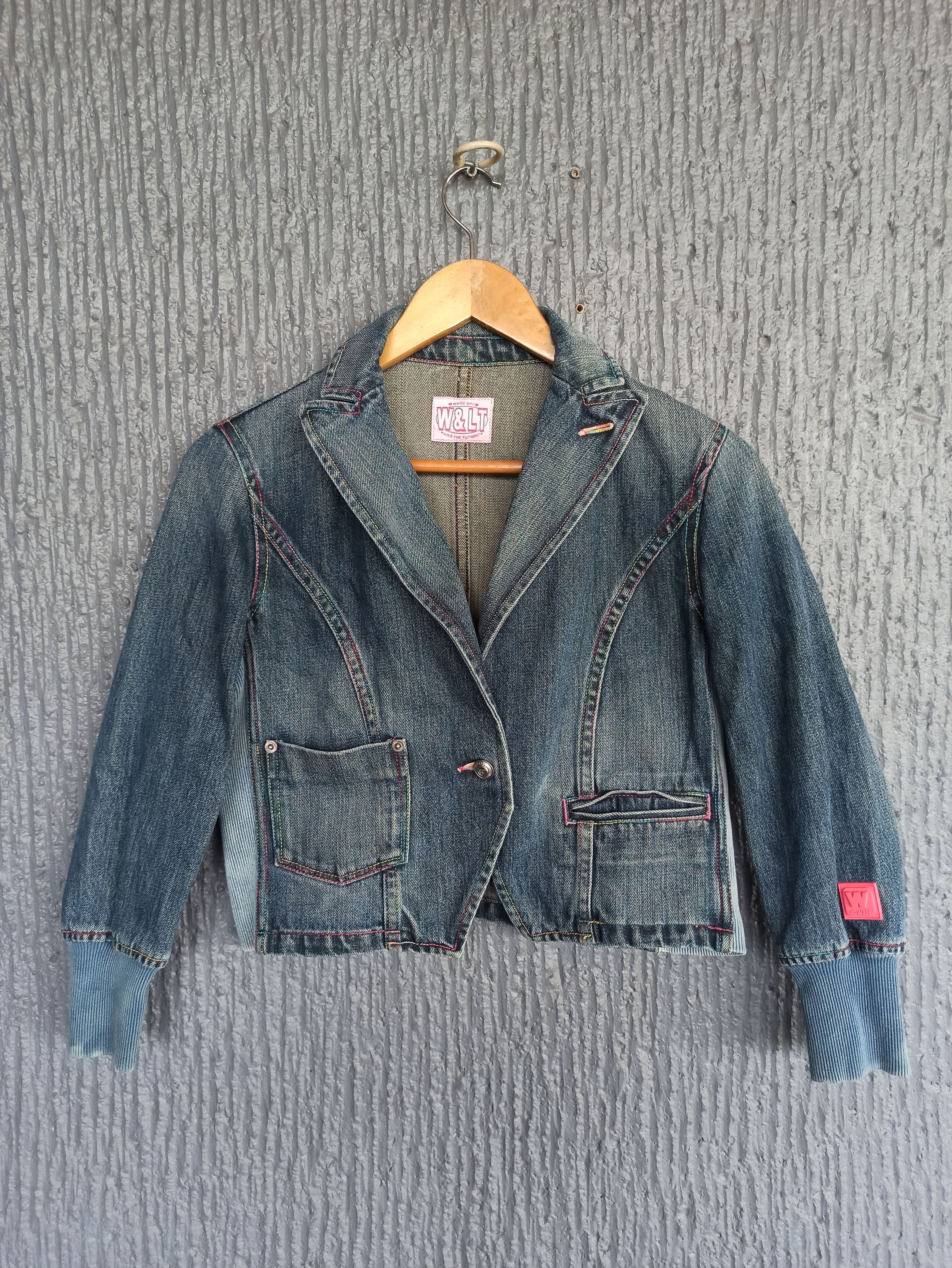 Walter Van Beirendonck W&LT Denim blazer Size M / US 6-8 / IT 42-44 - 1 Thumbnail