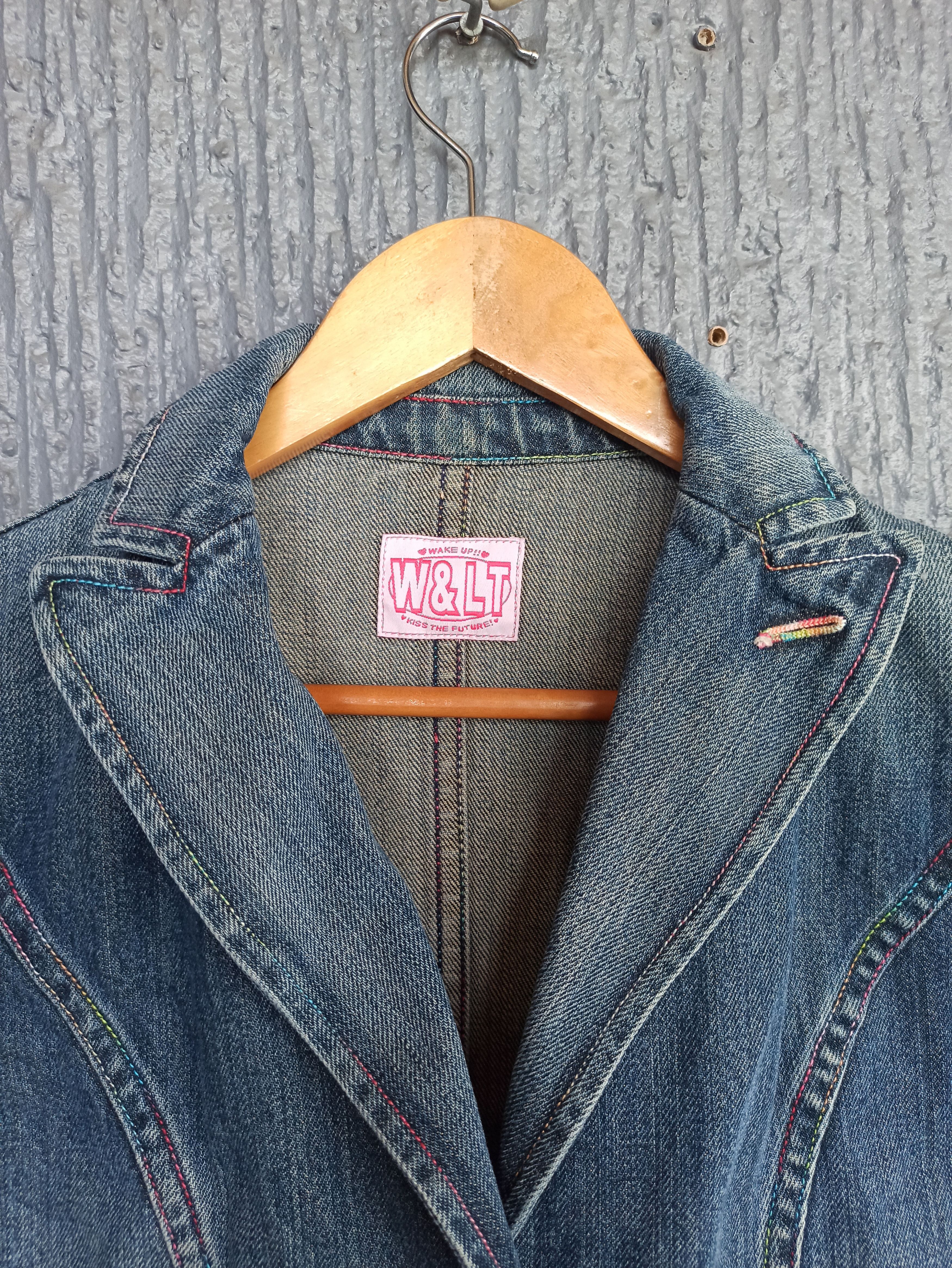Walter Van Beirendonck W&LT Denim blazer Size M / US 6-8 / IT 42-44 - 4 Thumbnail