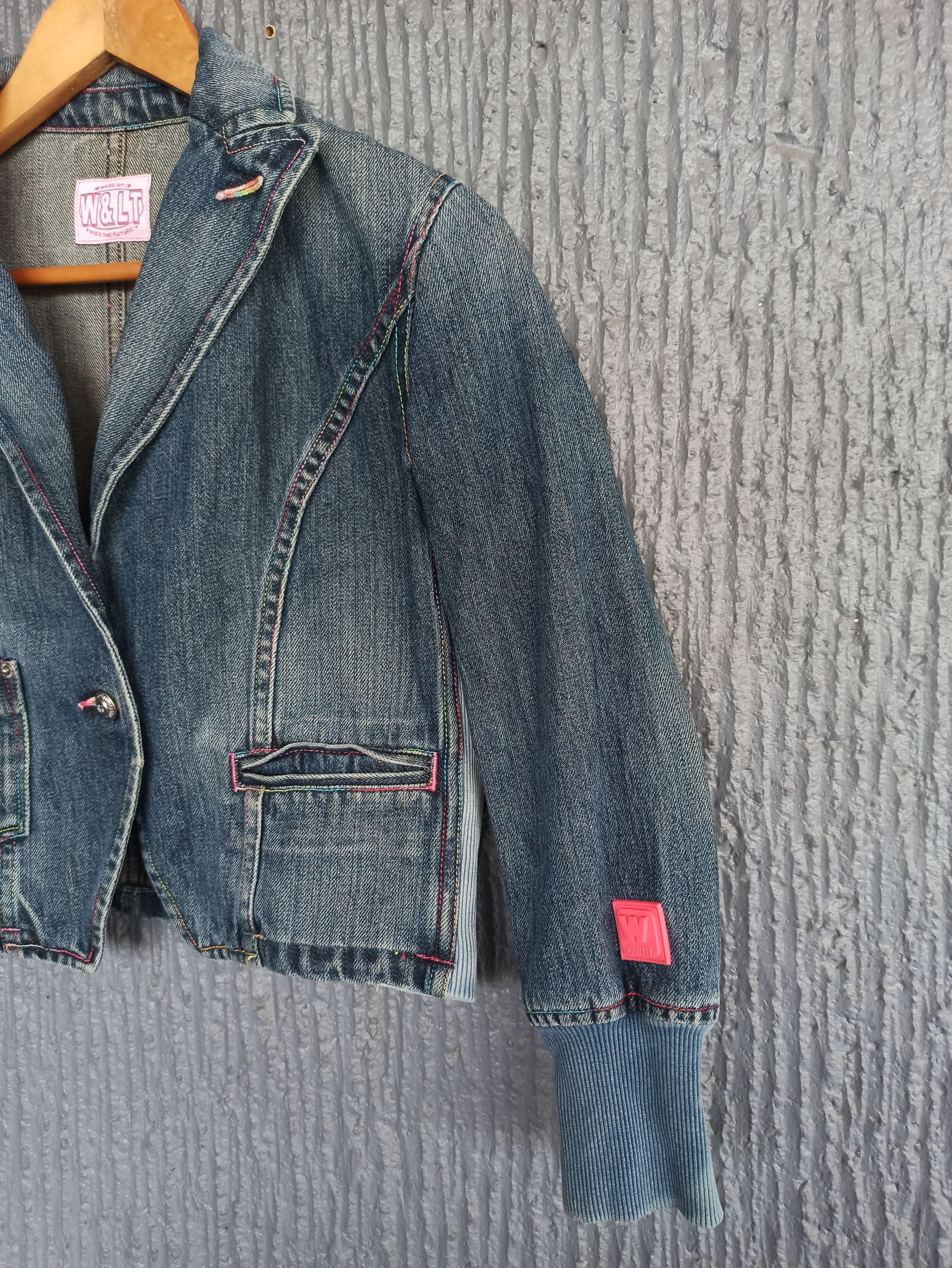 Walter Van Beirendonck W&LT Denim blazer Size M / US 6-8 / IT 42-44 - 2 Thumbnail