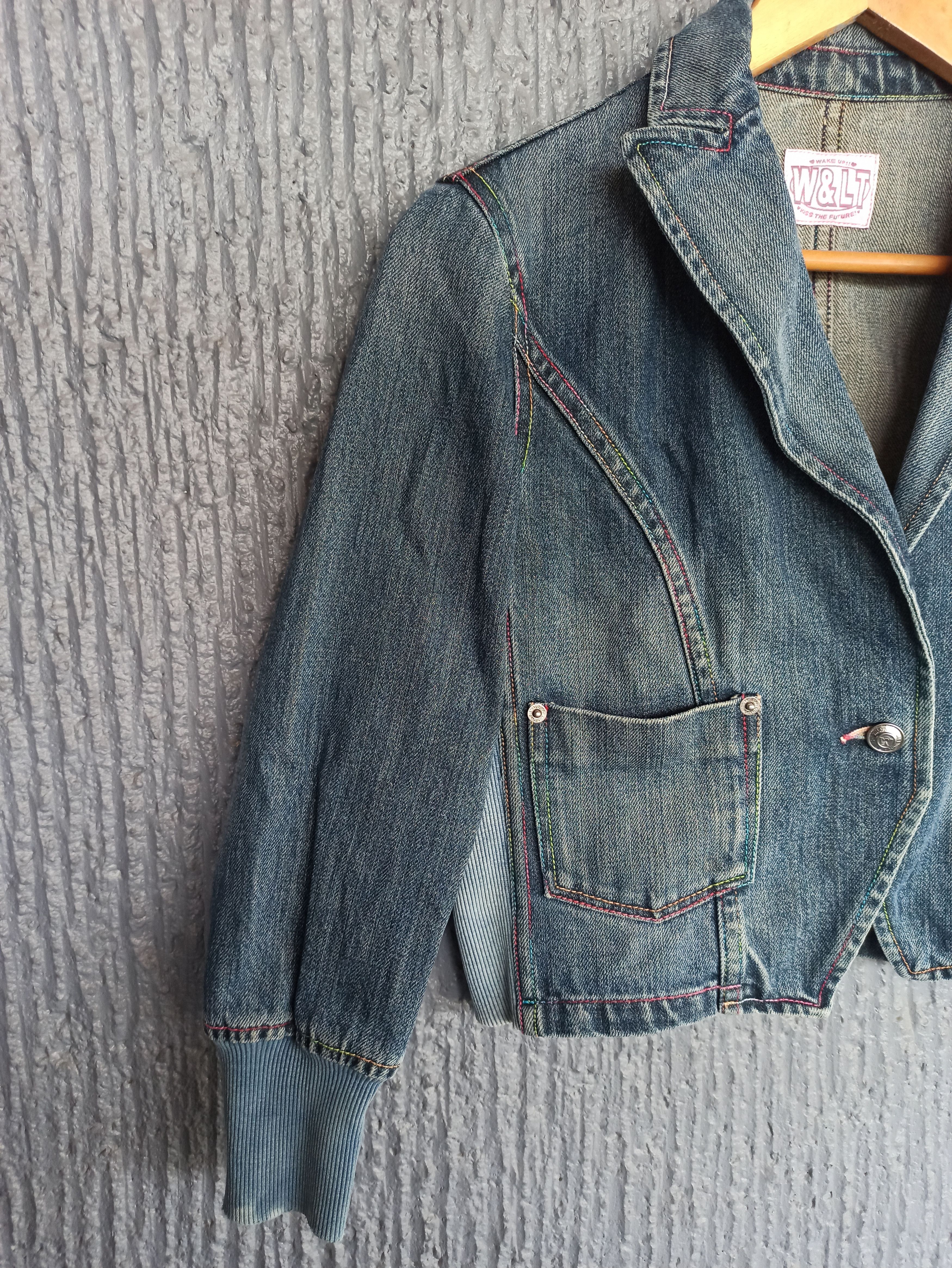 Walter Van Beirendonck W&LT Denim blazer Size M / US 6-8 / IT 42-44 - 3 Thumbnail