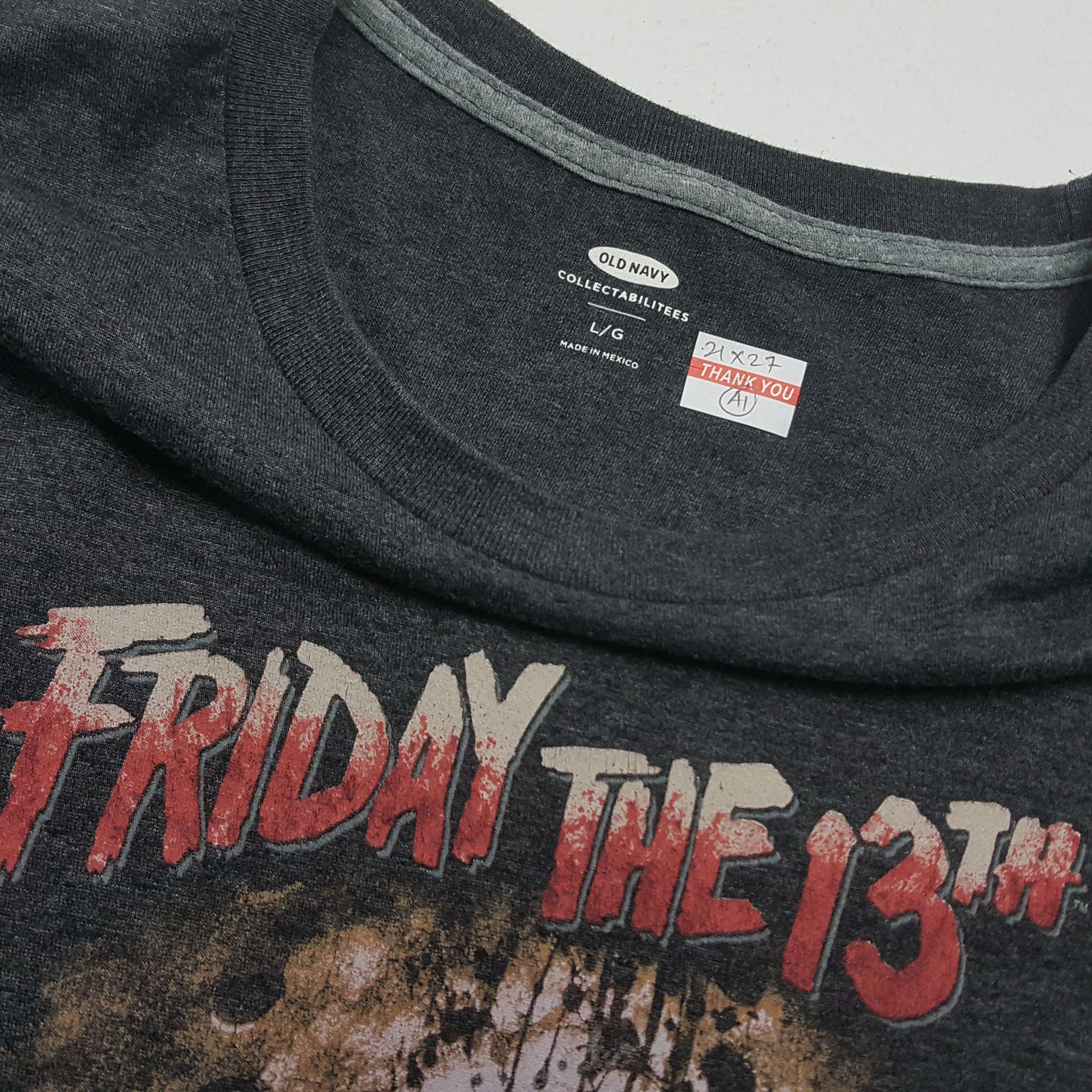 Vintage Vintage FRIDAY THE 13th American Horror Murder Movie Tees Size US L / EU 52-54 / 3 - 3 Thumbnail