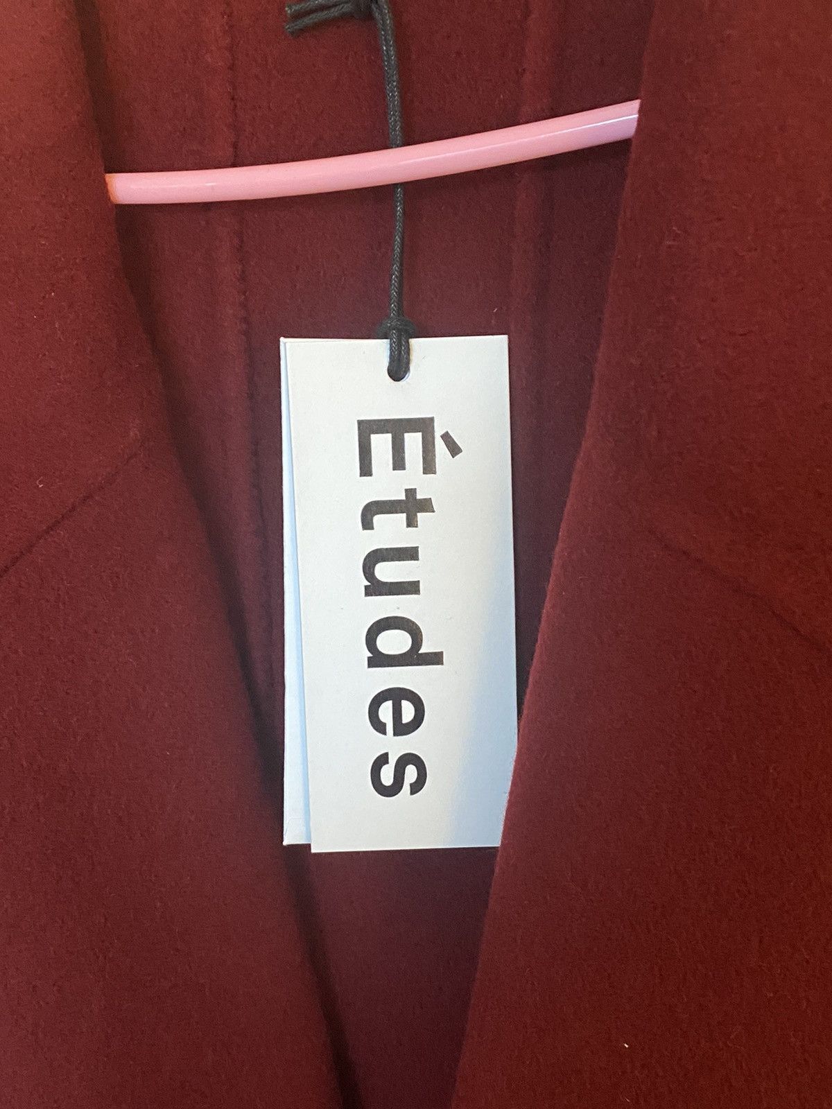 Etudes Venus Red Double-Breasted Wool Coat Size US S / EU 44-46 / 1 - 5 Thumbnail