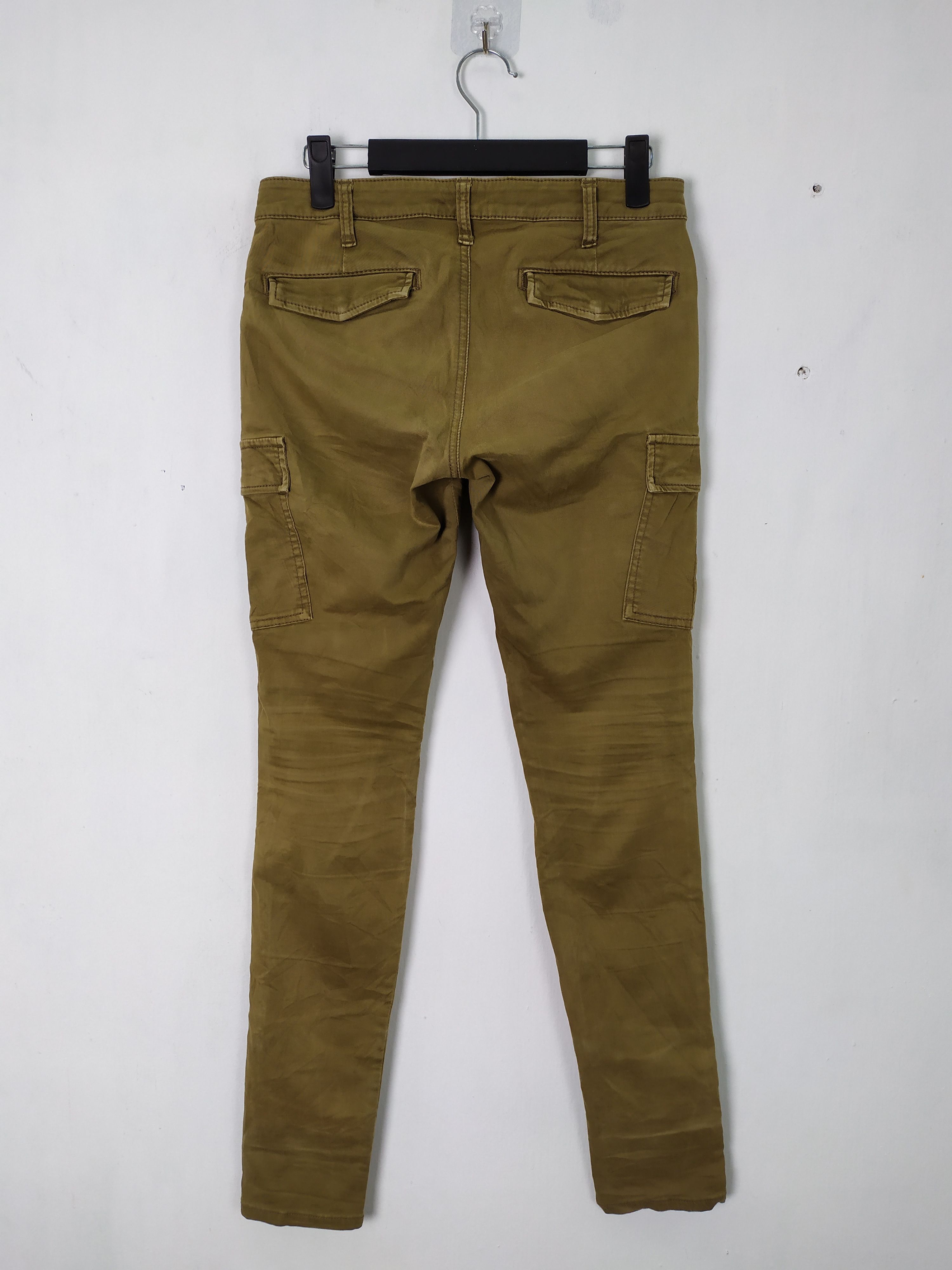 Japanese Brand VINTAGE CARGO PANTS SKINNY STYLE Size US 26 / EU 42 - 5 Thumbnail