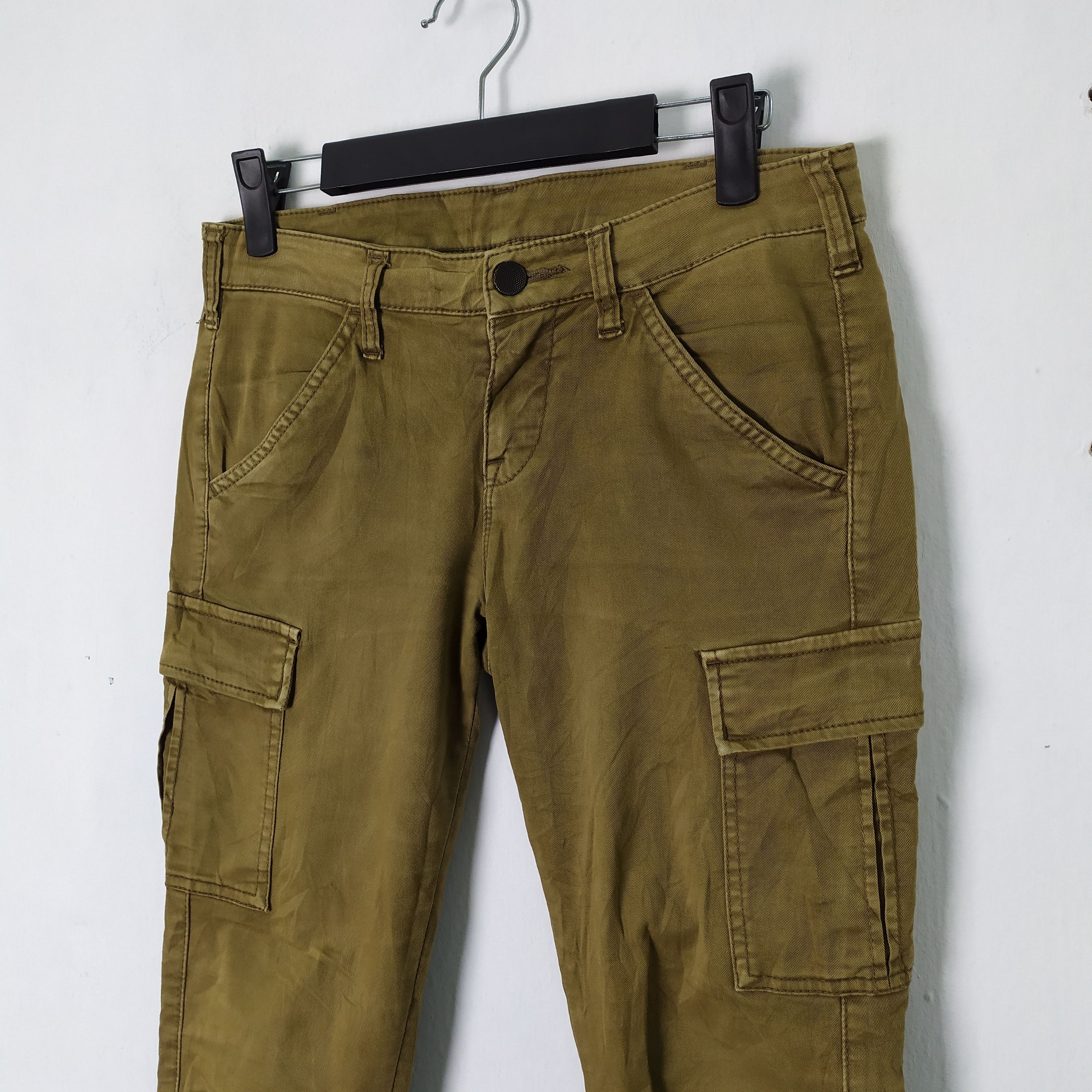 Japanese Brand VINTAGE CARGO PANTS SKINNY STYLE Size US 26 / EU 42 - 4 Thumbnail