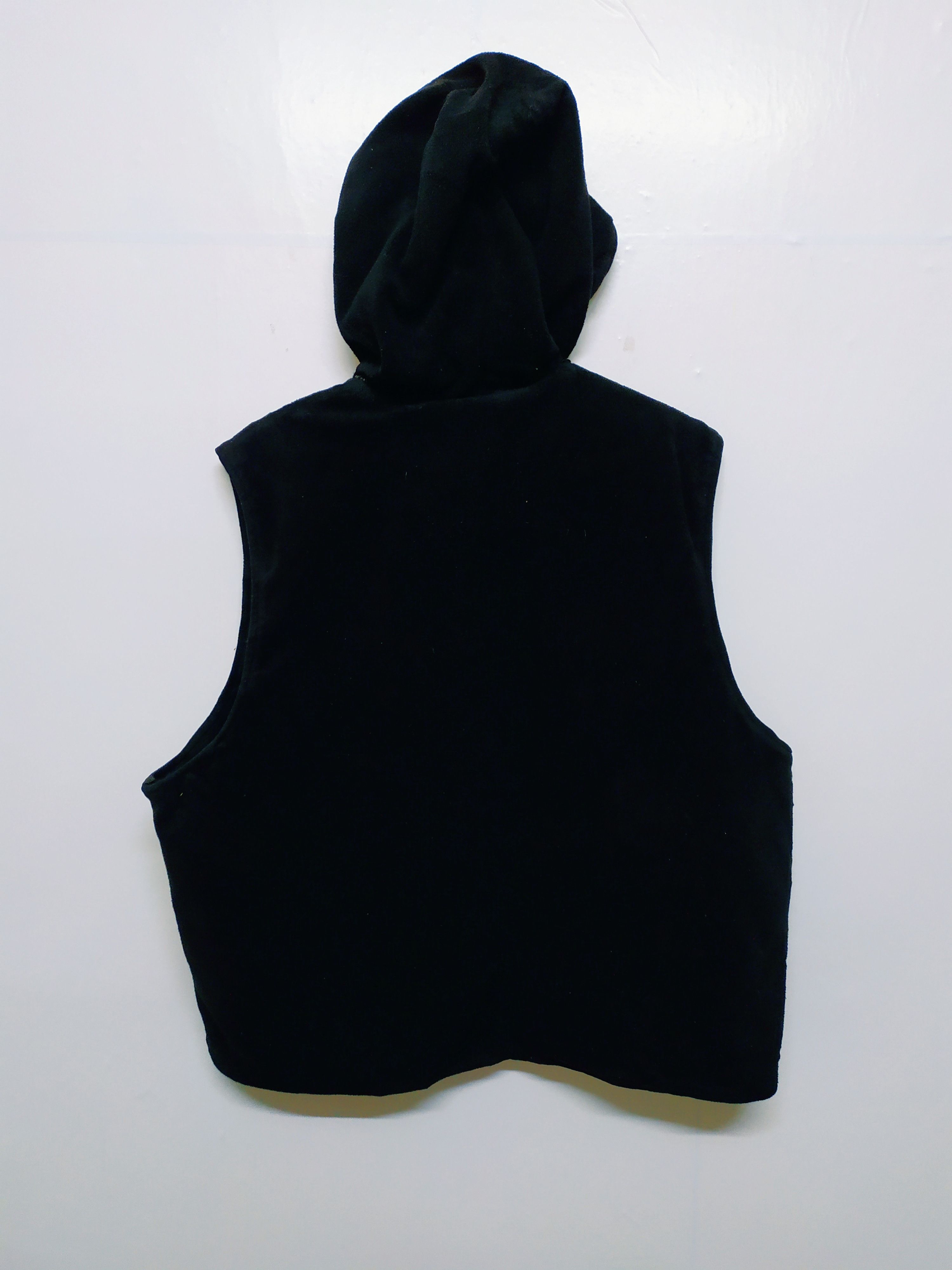 M. Julian × Vintage M.JULIAN SLEEVELESS FADED JACKET HOODED ZIPPER UP Size US L / EU 52-54 / 3 - 8 Thumbnail