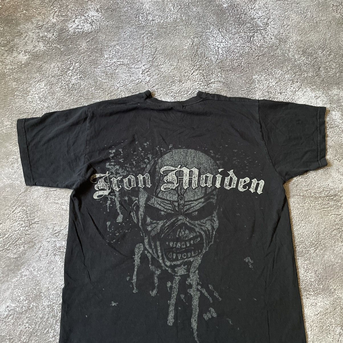 Vintage Vintage 90s Iron Maiden Band Tee Graphic Thrashed Grunge L Size US L / EU 52-54 / 3 - 8 Thumbnail