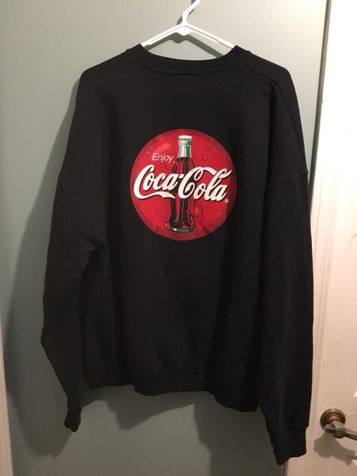 Coca Cola × Vintage Vintage Coca Cola Football sweater Size US XXL / EU 58 / 5 - 2 Thumbnail