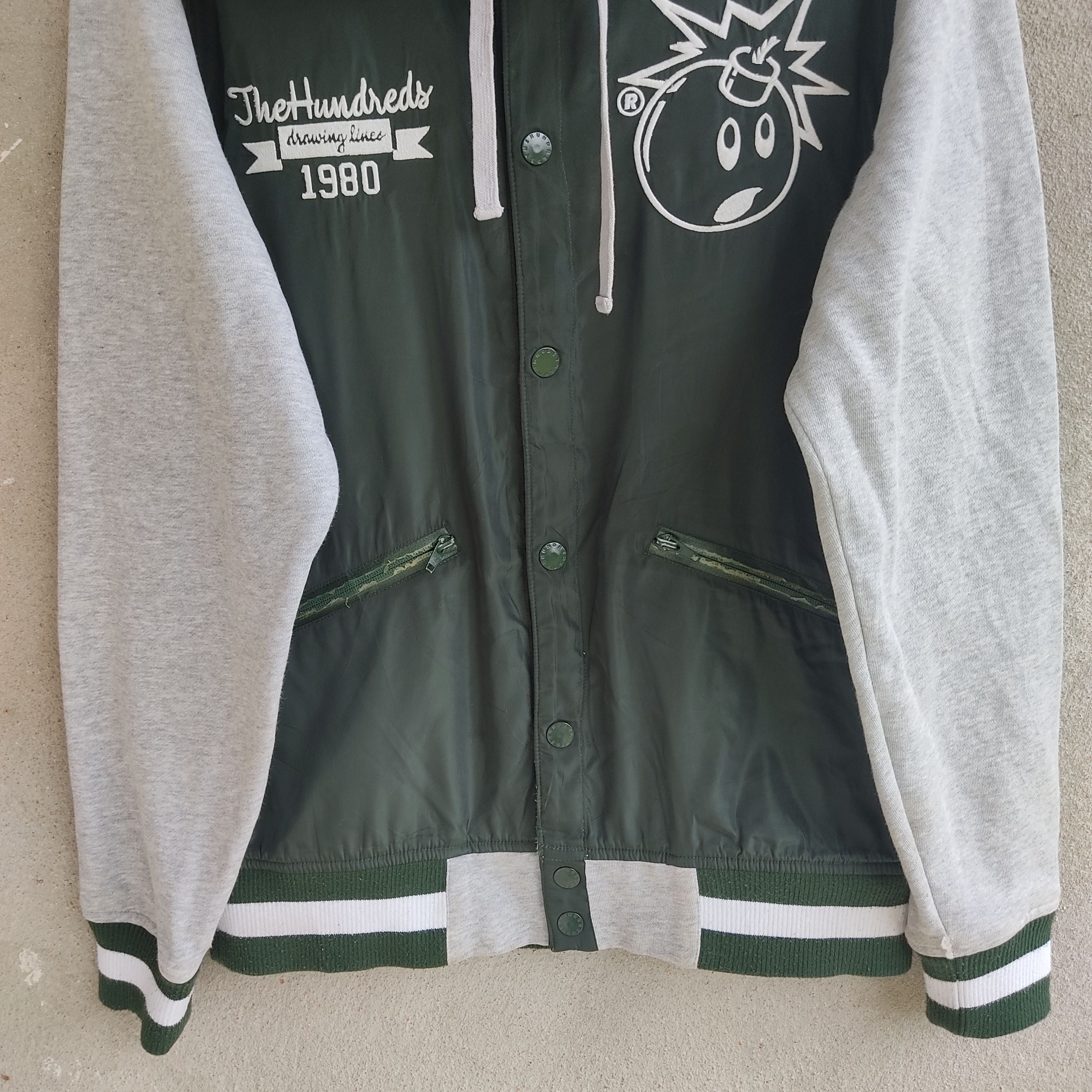 Japanese Brand × The Hundreds The Hundreds Huge Big Logo Spell Out Varsity Style Hoodie Size US M / EU 48-50 / 2 - 3 Thumbnail