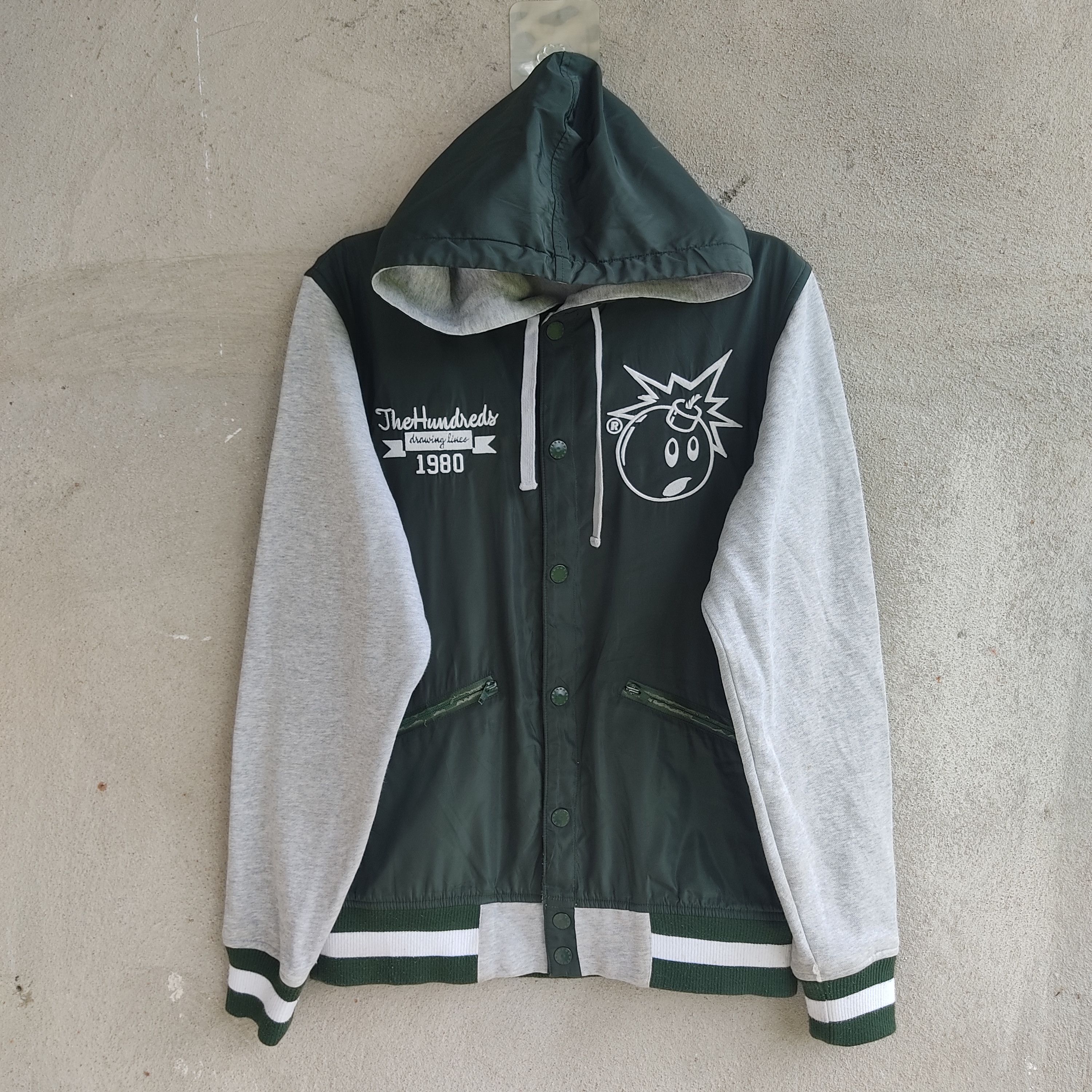 Japanese Brand × The Hundreds The Hundreds Huge Big Logo Spell Out Varsity Style Hoodie Size US M / EU 48-50 / 2 - 1 Thumbnail