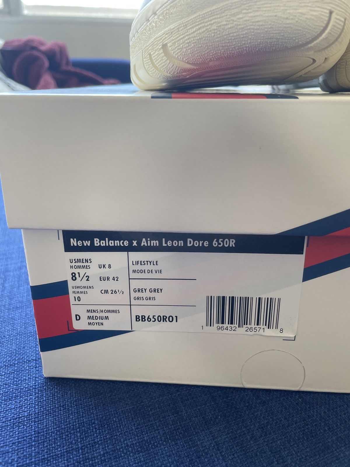 Aime Leon Dore × New Balance Aime Leon Dore x New Balance 650R silver grey 8.5 Size US 8.5 / EU 41-42 - 5 Thumbnail