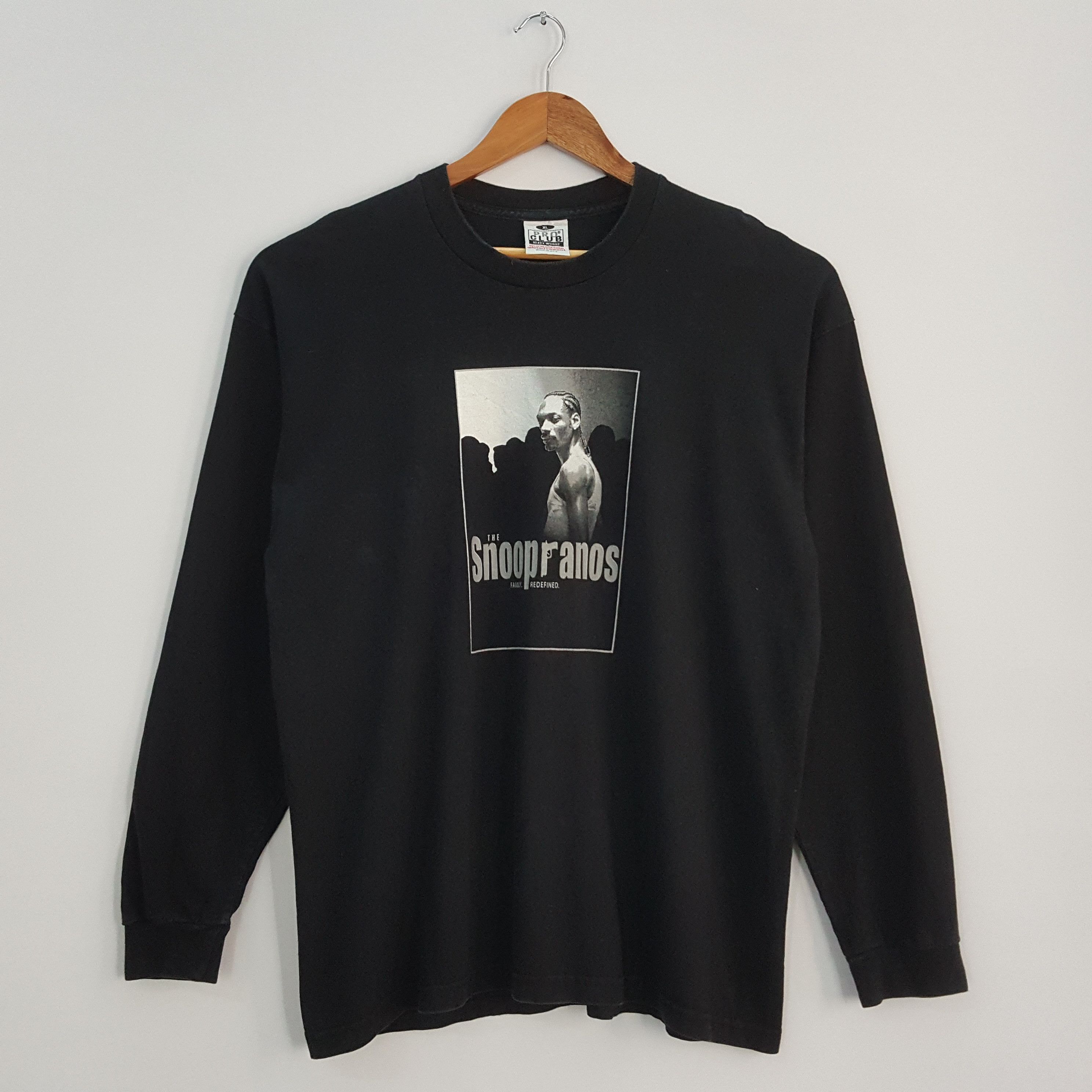 Rap Tees × Snoop Dogg × Vintage Vintage 90's The Snoopranos X Snoop Dogg t-shirt made USA Size US XL / EU 56 / 4 - 1 Thumbnail