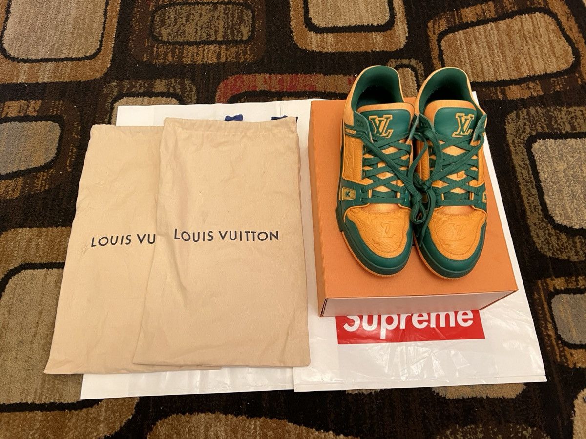 Louis Vuitton Louis Vuitton x Virgil Abloh “College Green” Trainer LV10 Size US 11 / EU 44 - 1 Thumbnail