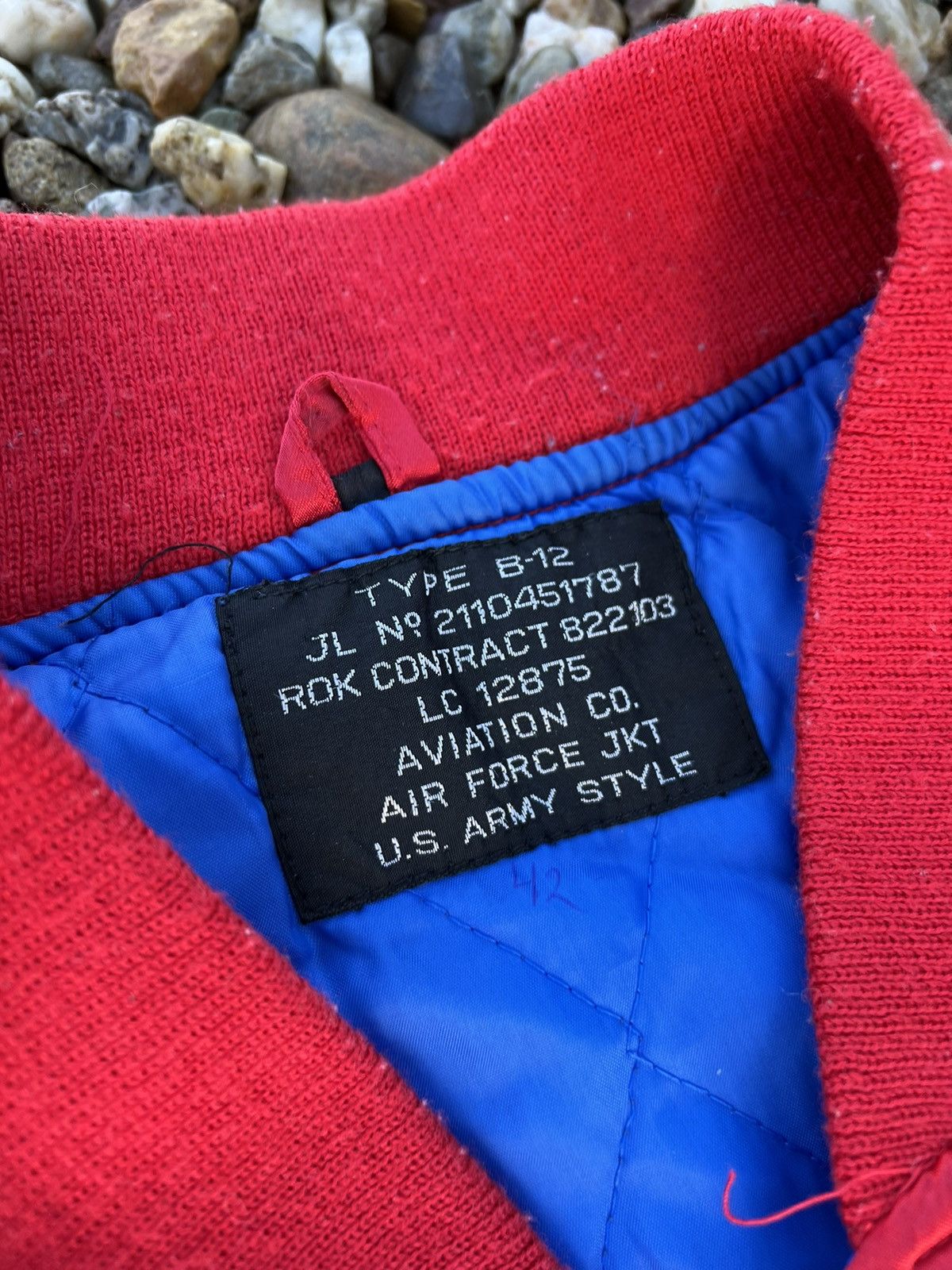 Vintage Vintage military army US bomber jacket Size US XL / EU 56 / 4 - 3 Thumbnail