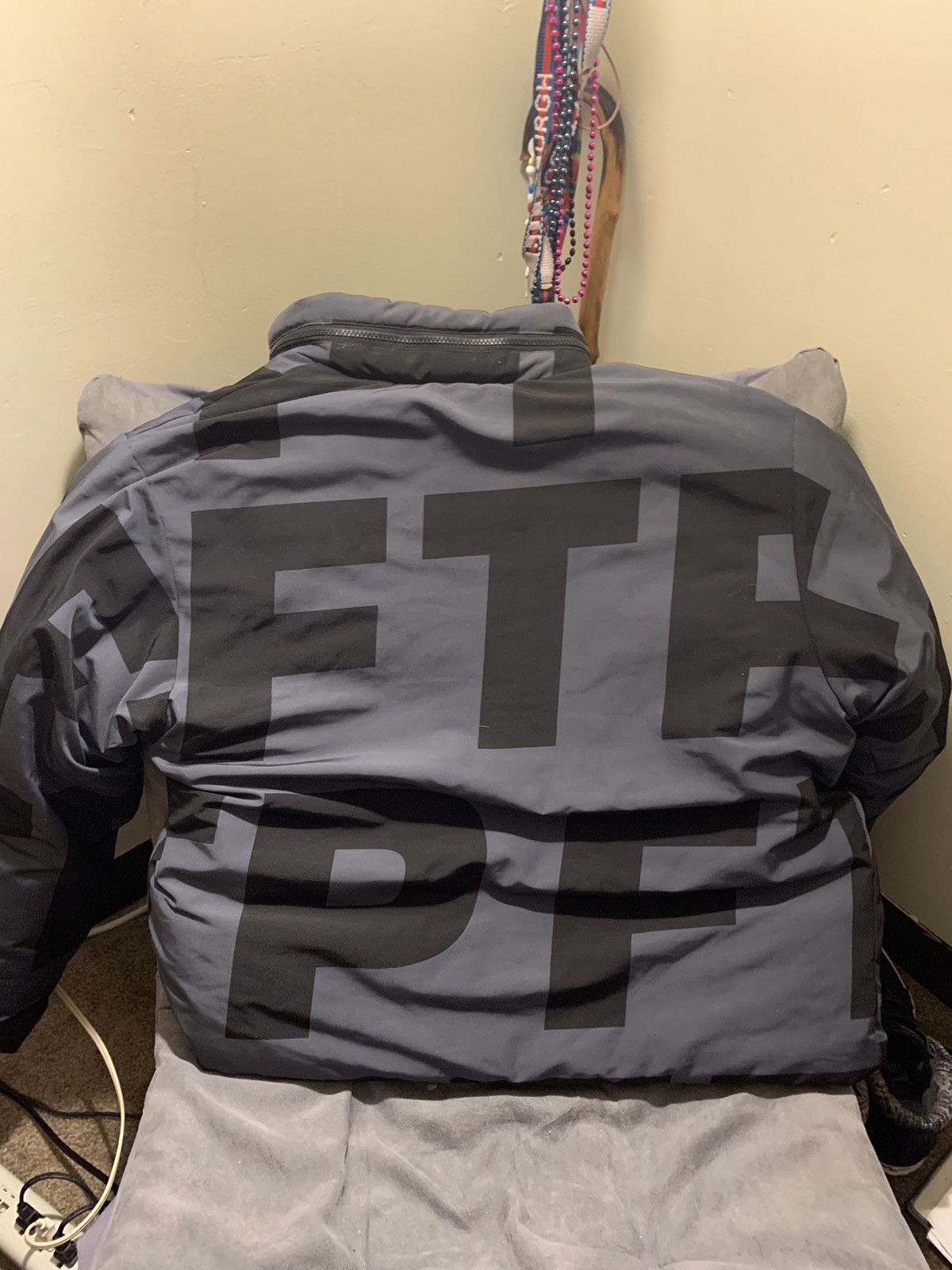 Fuck The Population FTP Jumbo Puffer Jacket Grey Size US M / EU 48-50 / 2 - 2 Thumbnail