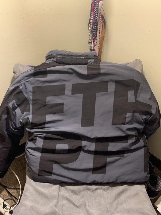 Fuck The Population FTP Jumbo Puffer Jacket Grey | Grailed