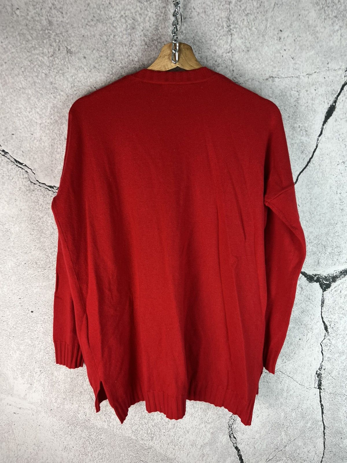 Prada Prada designer Red 100% cashmere cardigan sweater Size XS / US 0-2 / IT 36-38 - 2 Thumbnail