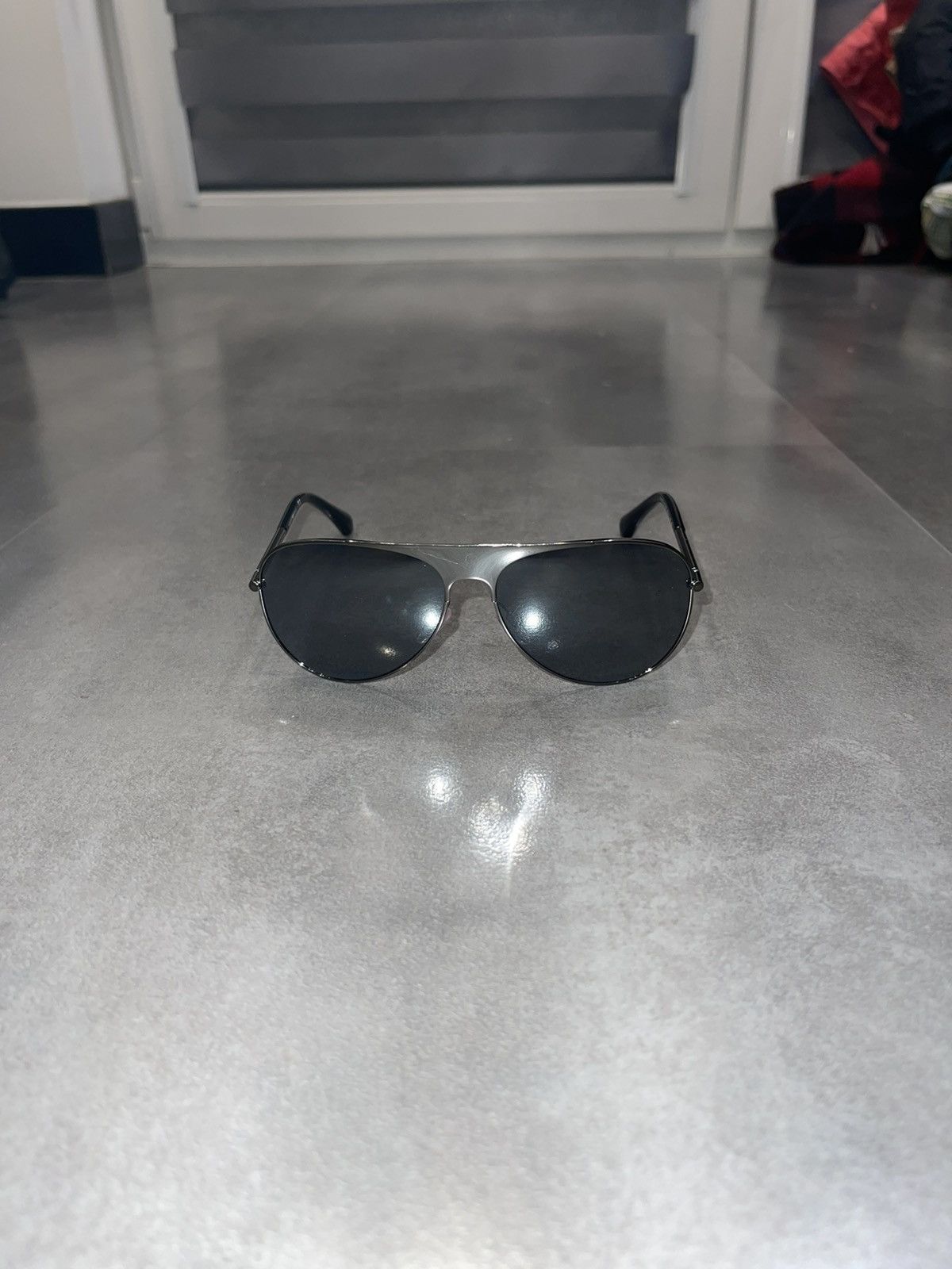 Emporio Armani Emporio Armani EA2003 3010/6G Silver Aviator Sunglasses Size ONE SIZE - 2 Thumbnail