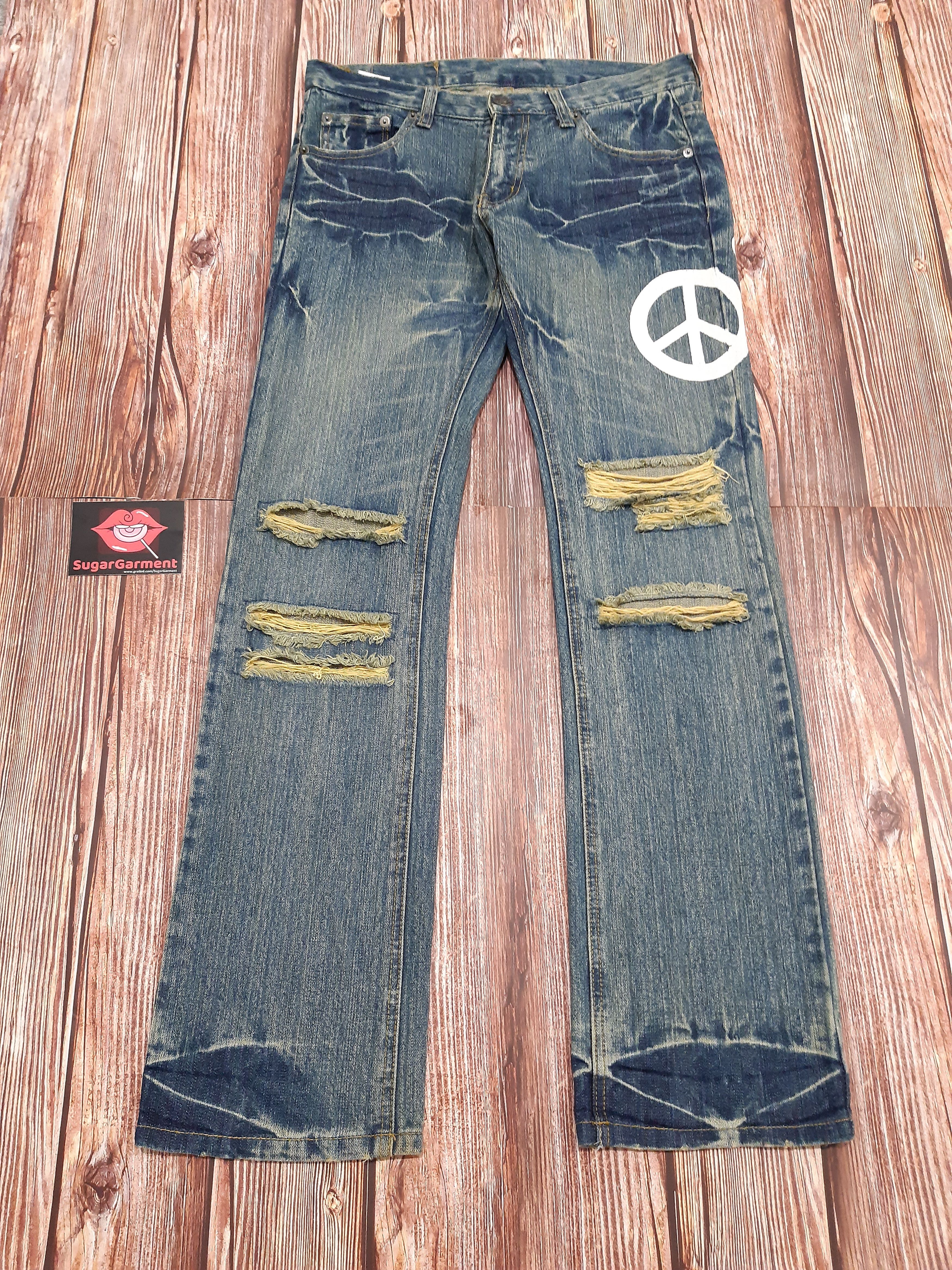 Japanese Brand Japanese Jeans Hippie Vintage Size 32" / US 10 / IT 46 - 2 Thumbnail