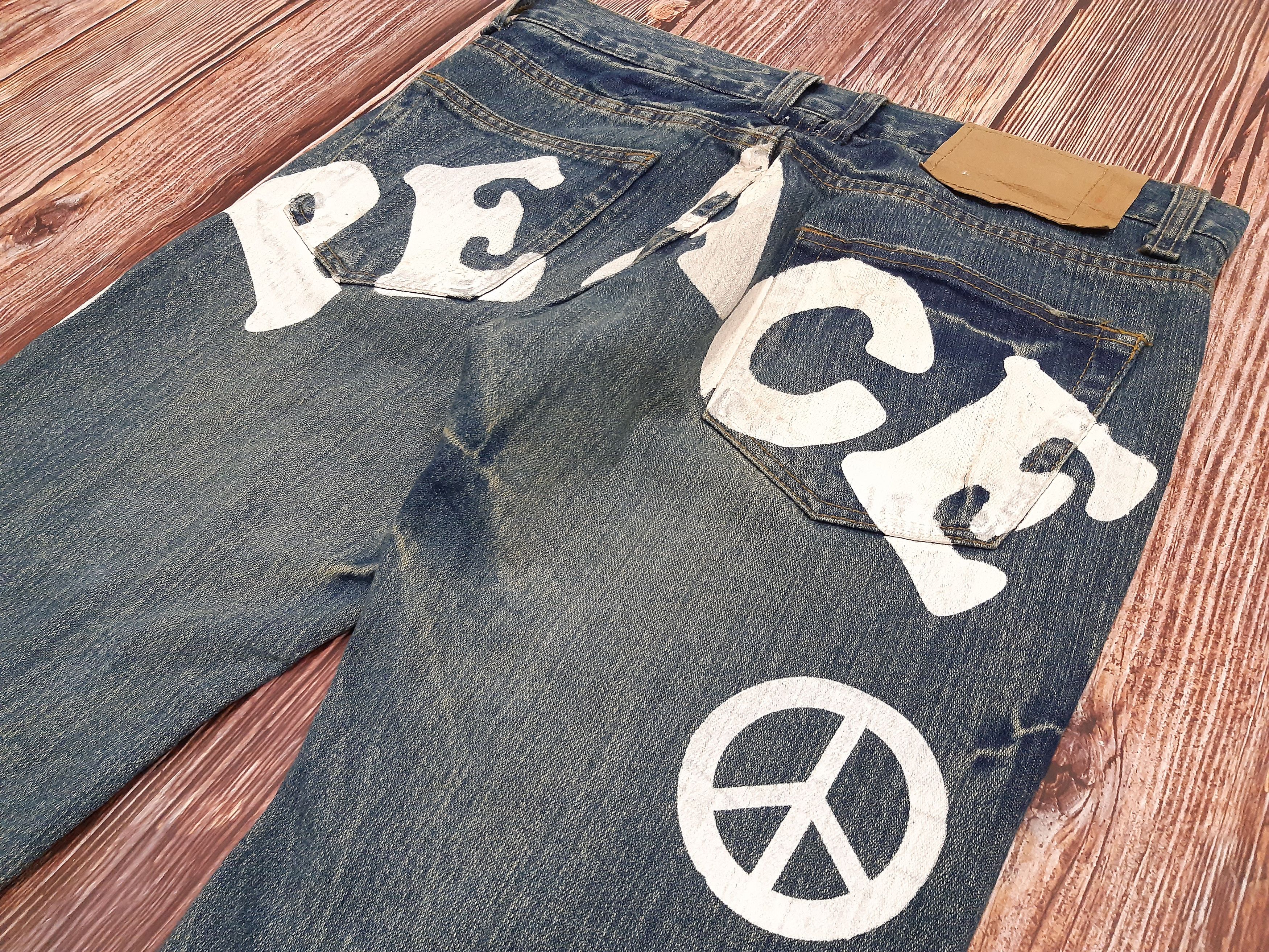 Japanese Brand Japanese Jeans Hippie Vintage Size 32" / US 10 / IT 46 - 3 Thumbnail