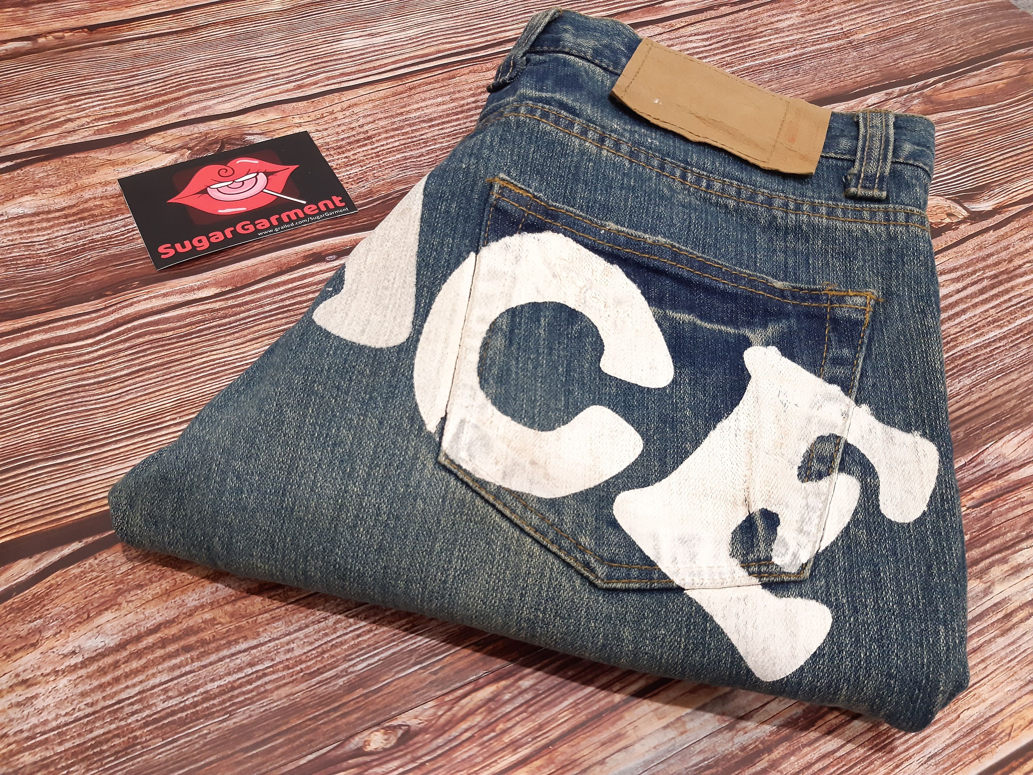 Japanese Brand Japanese Jeans Hippie Vintage Size 32" / US 10 / IT 46 - 14 Thumbnail