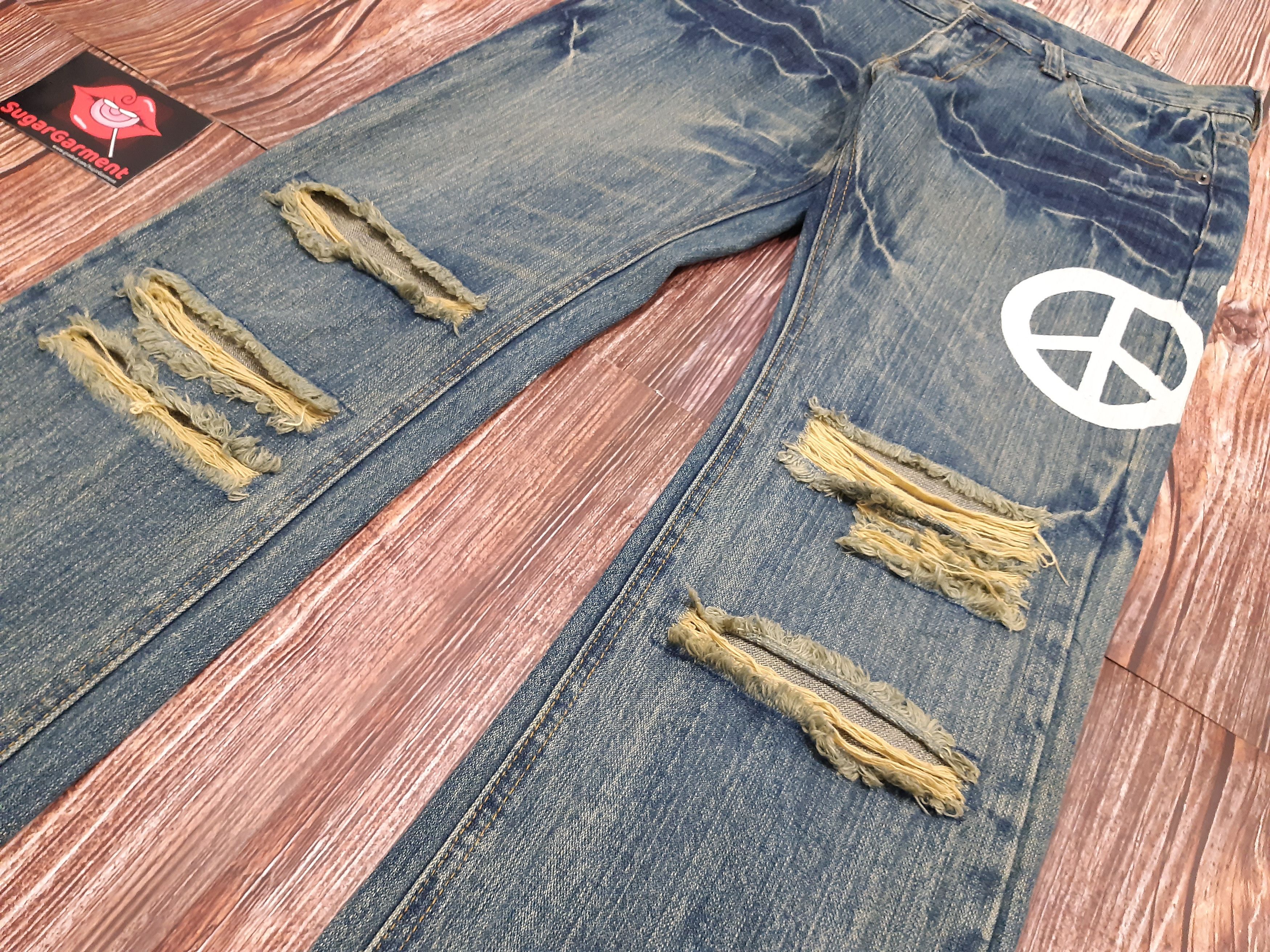 Japanese Brand Japanese Jeans Hippie Vintage Size 32" / US 10 / IT 46 - 7 Thumbnail