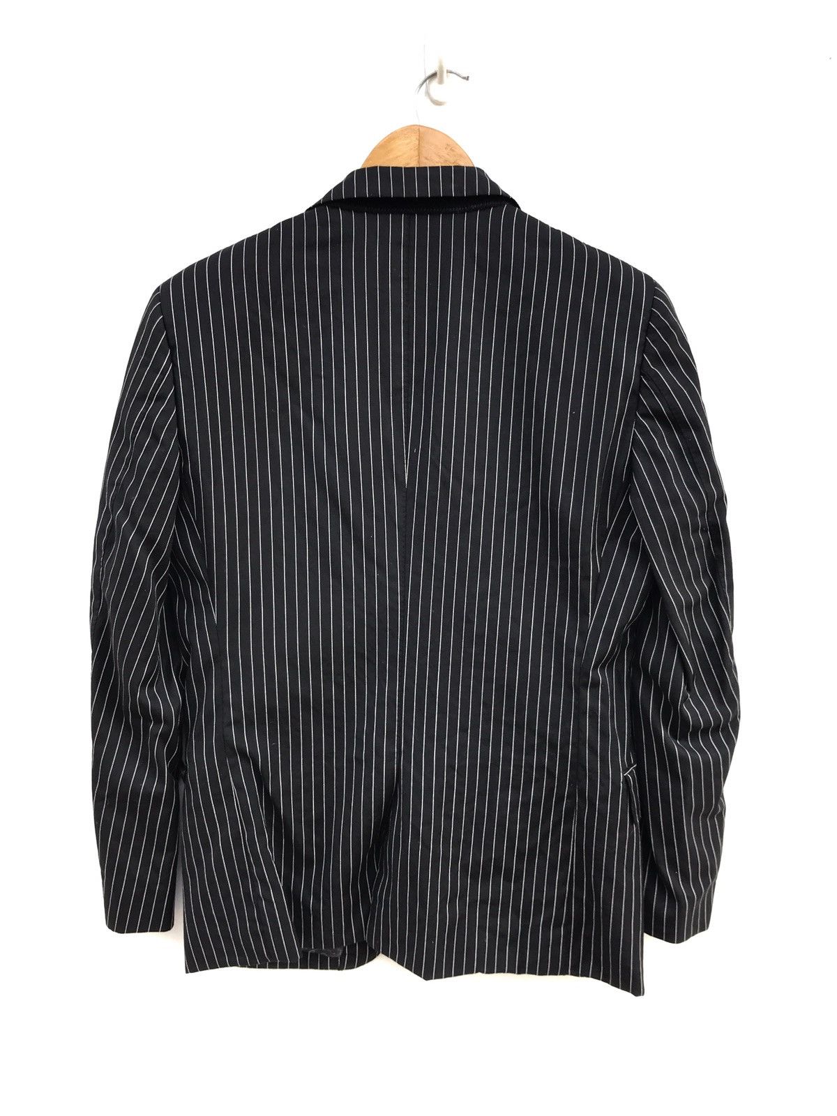 Designer Made In Italy Angelico Stripes Wool Jacket Size US S / EU 44-46 / 1 - 2 Thumbnail
