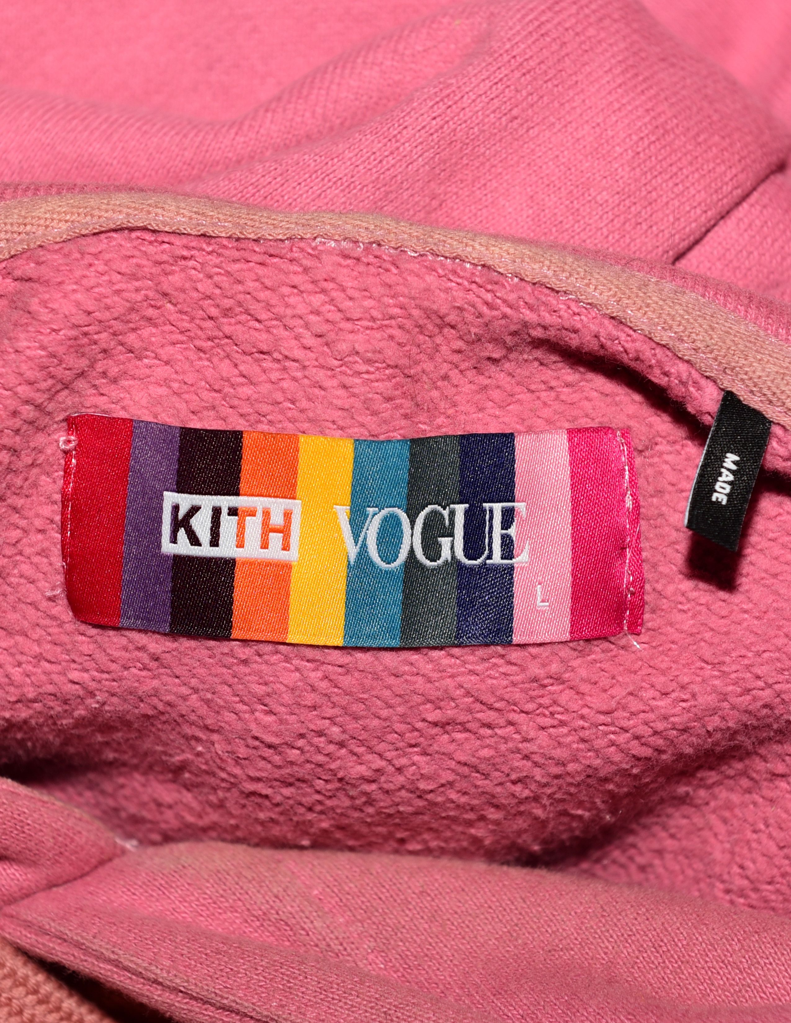 Kith × Vogue Kith x Vogue Dusty Rose Hoodie Size US L / EU 52-54 / 3 - 5 Thumbnail