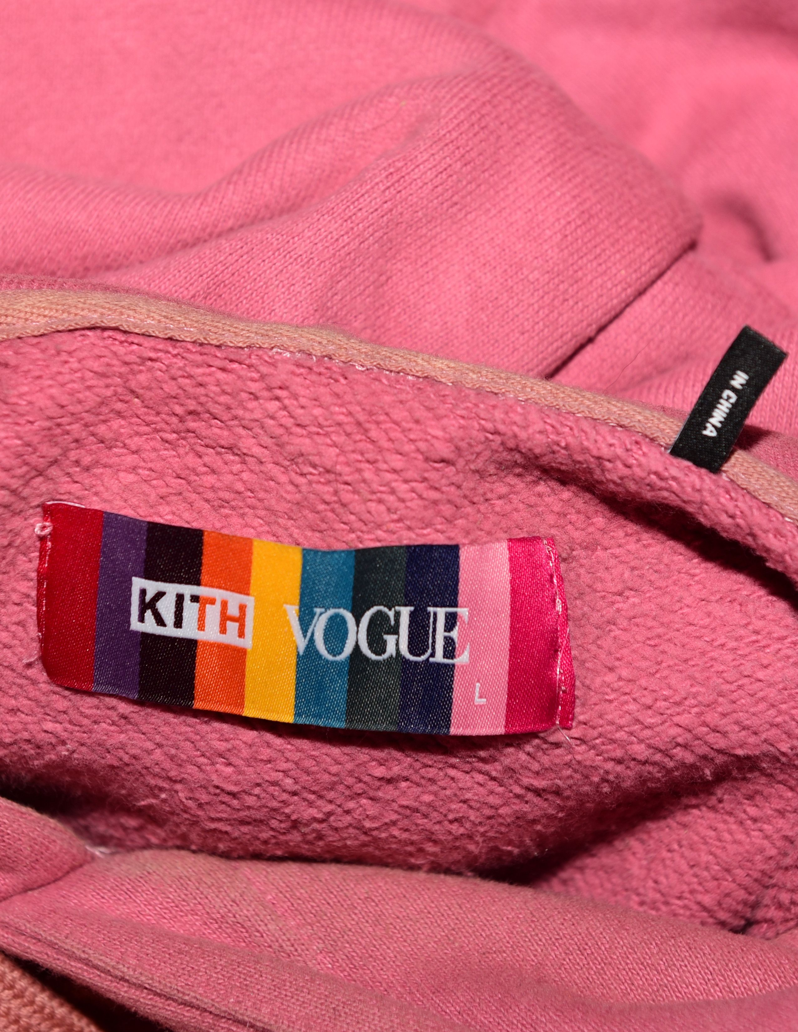 Kith × Vogue Kith x Vogue Dusty Rose Hoodie Size US L / EU 52-54 / 3 - 6 Thumbnail