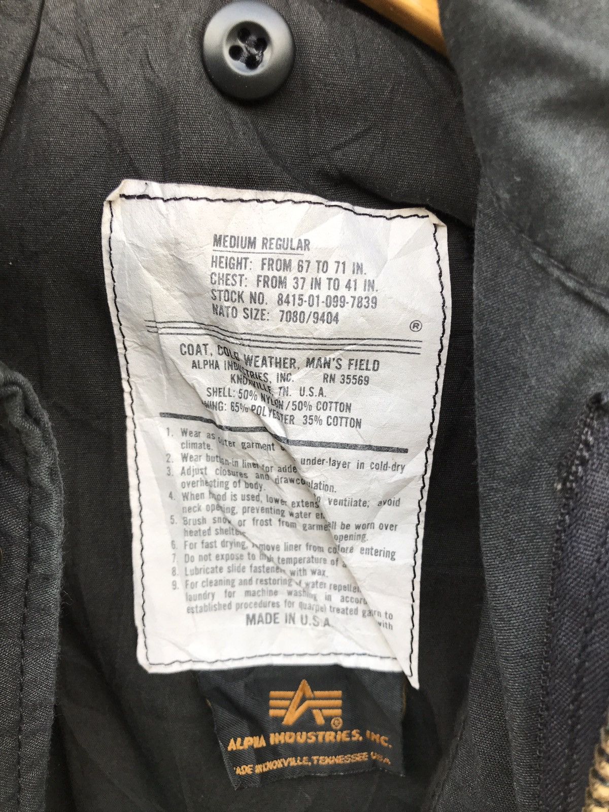 Alpha Industries Vintage M-65 Alpha Industries Cold Weather Military Jacket Size US L / EU 52-54 / 3 - 9 Thumbnail
