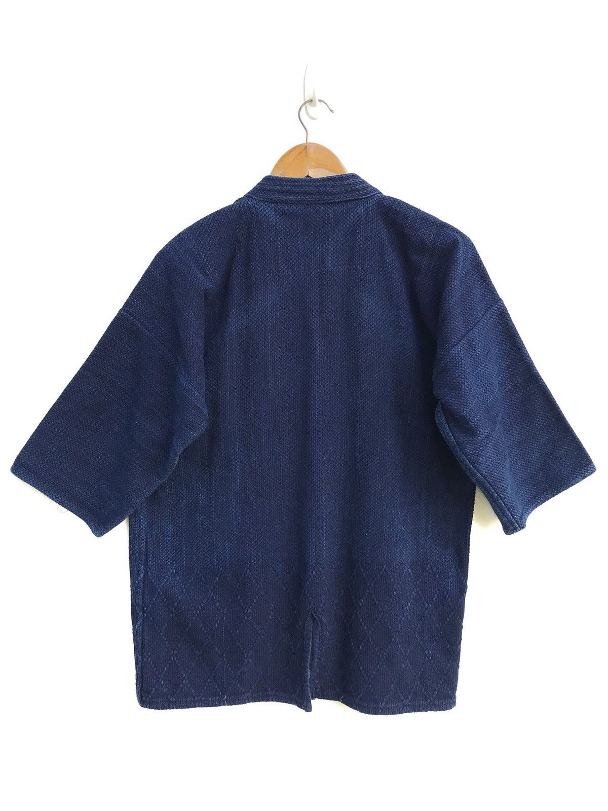 Indigo × Japanese Brand × Kiriko Made Vintage Japan Kiriko Indido Sashiko Kendo Jacket Size US S / EU 44-46 / 1 - 3 Thumbnail