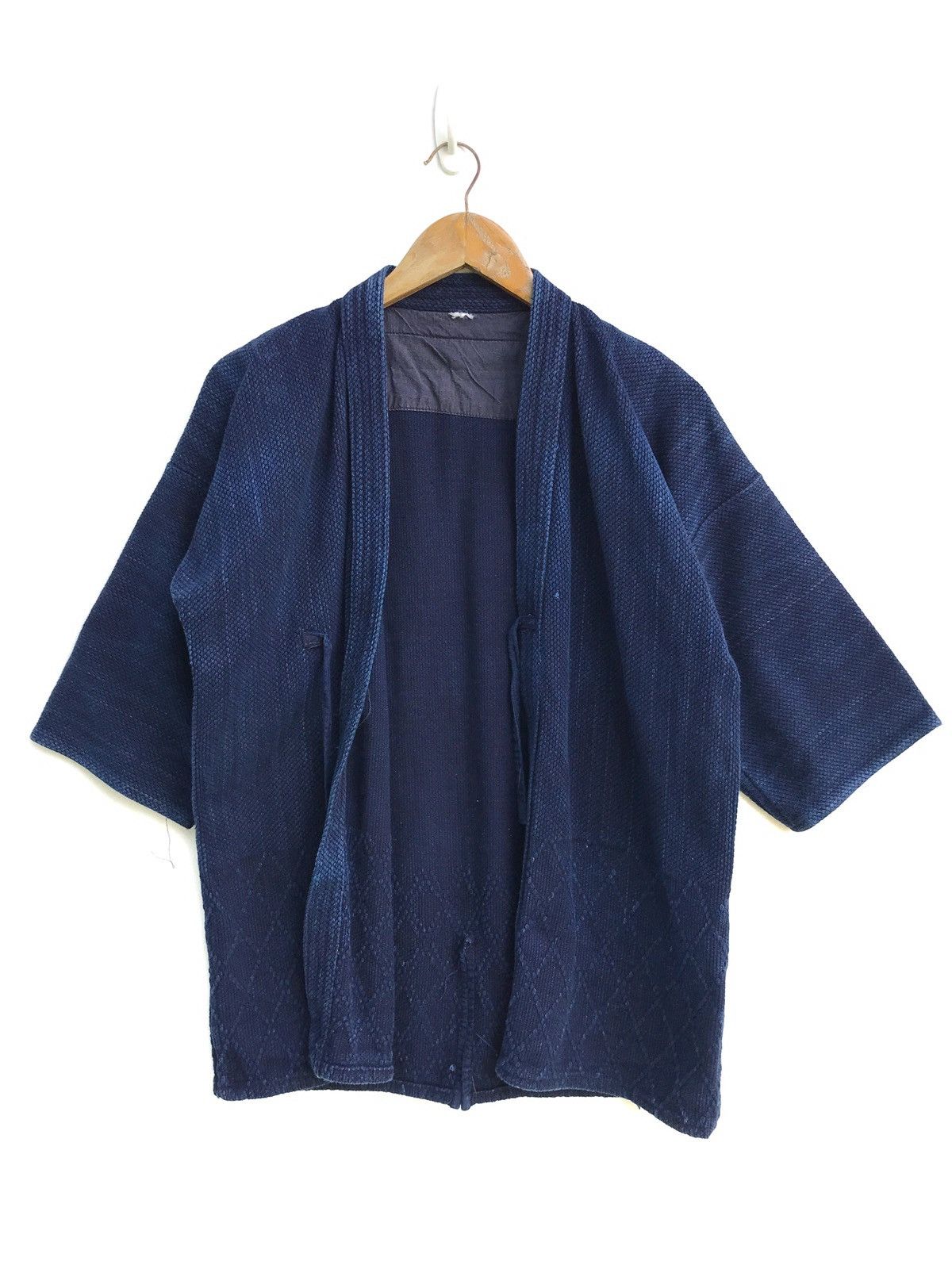 Indigo × Japanese Brand × Kiriko Made Vintage Japan Kiriko Indido Sashiko Kendo Jacket Size US S / EU 44-46 / 1 - 2 Thumbnail