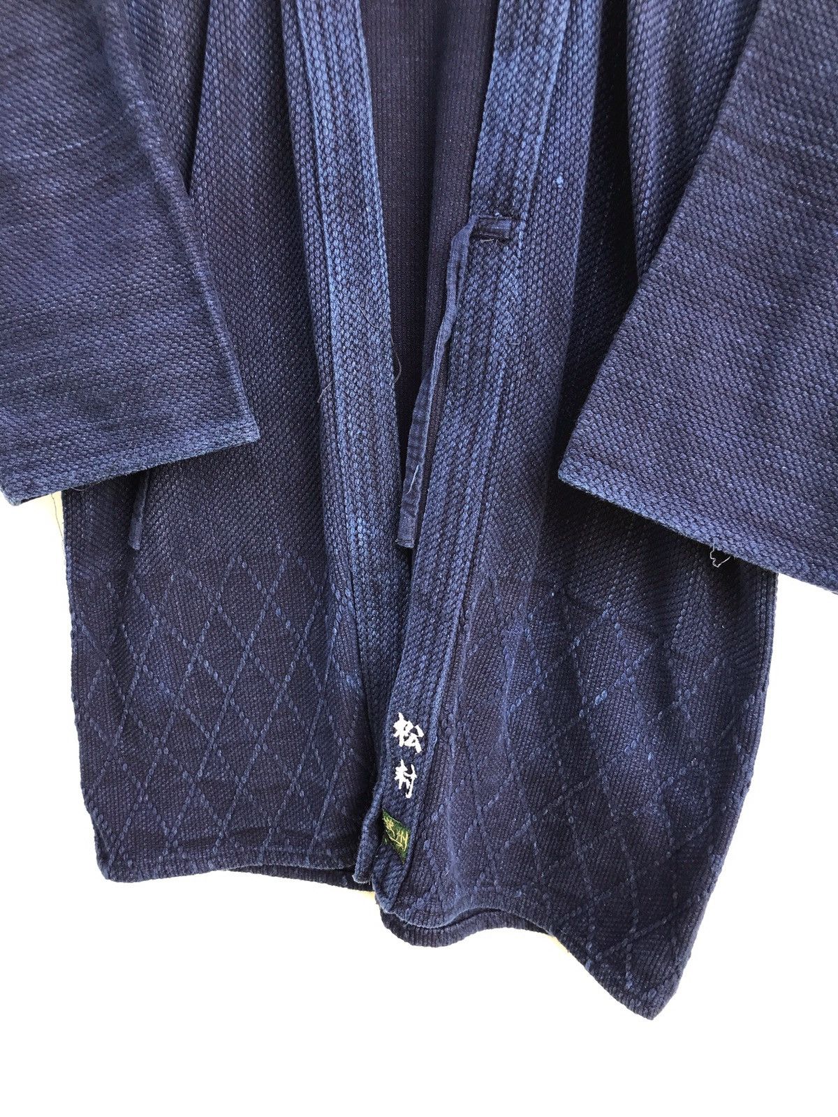 Indigo × Japanese Brand × Kiriko Made Vintage Japan Kiriko Indido Sashiko Kendo Jacket Size US S / EU 44-46 / 1 - 4 Thumbnail