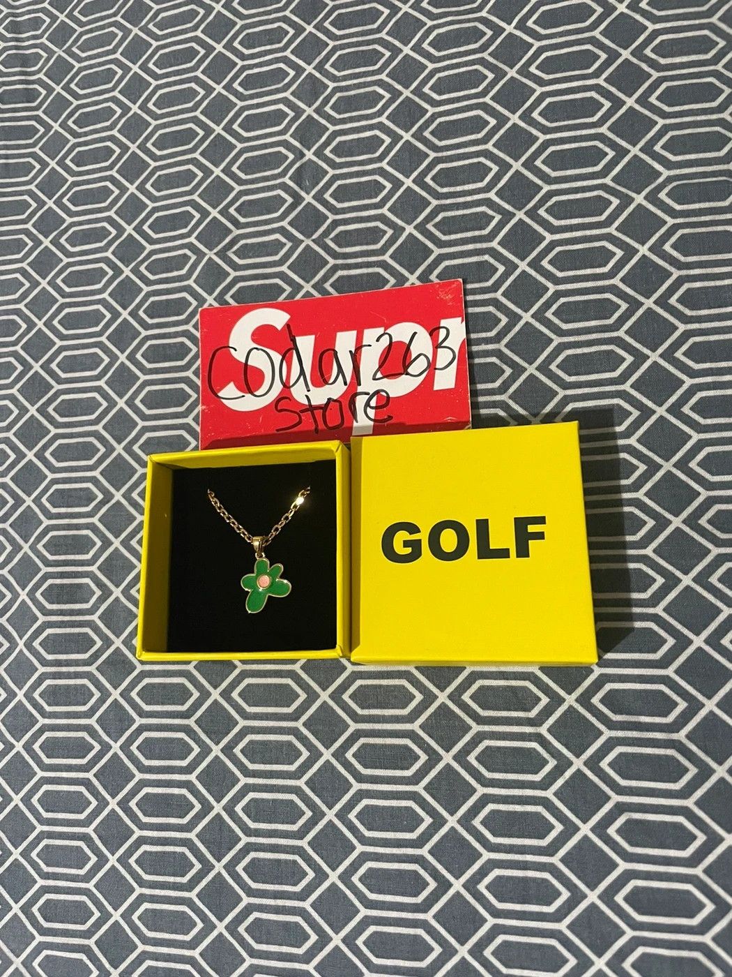 Golf Wang GOLF Wang Flower Pendant Necklace Tyler, the Creator Merch ...