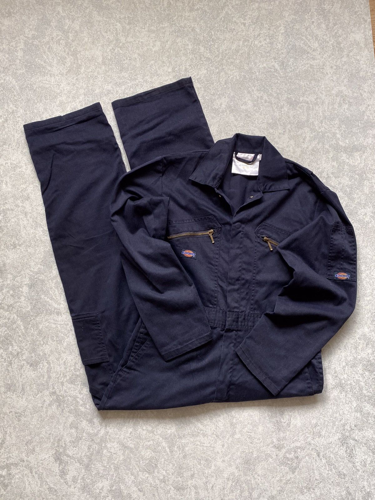 image of Dickies Overalls Workwear Jumpsuit Size M in Dark Blue, Men's