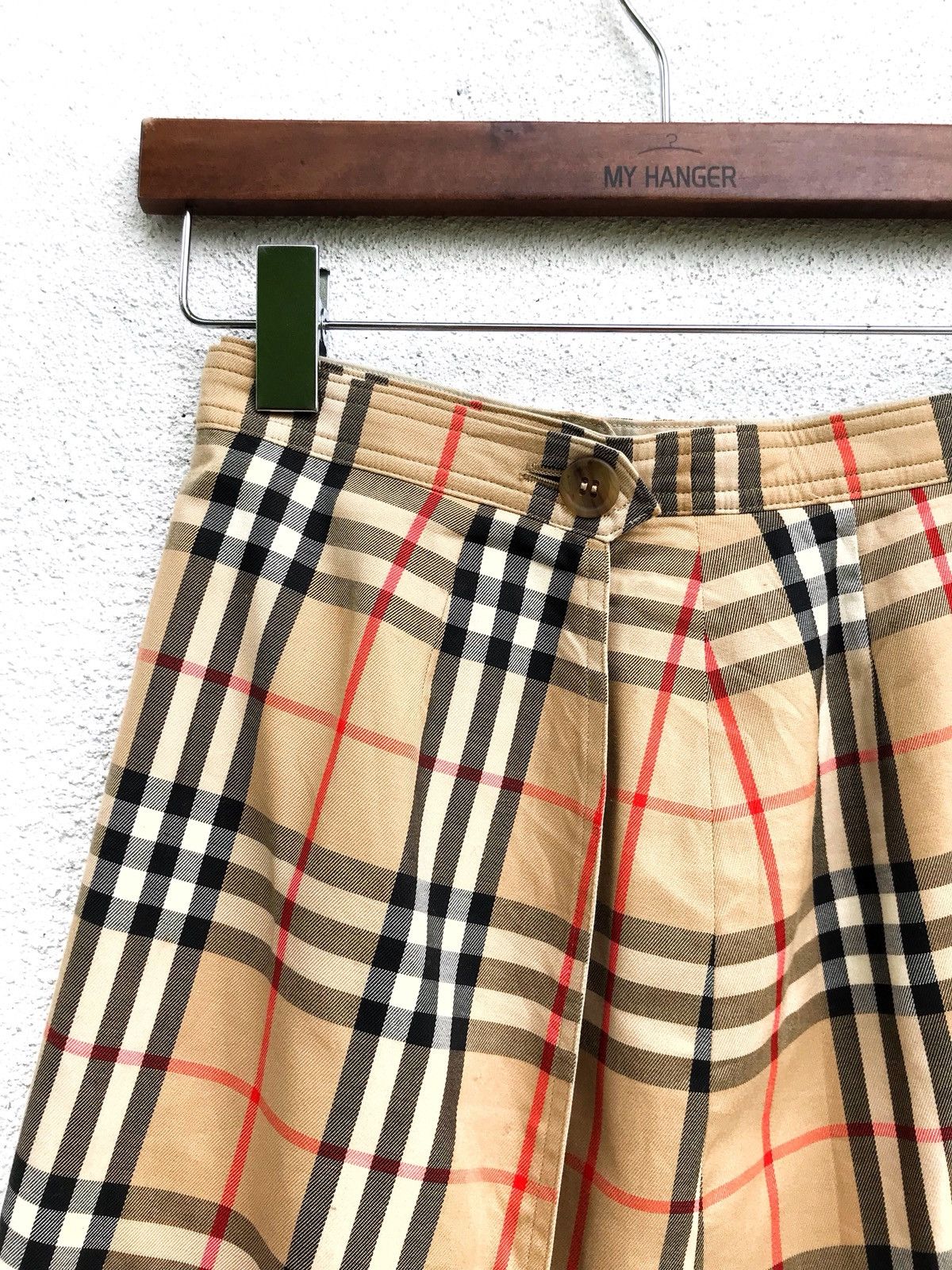 Burberry Vintage Burberry’s High Waist Nova Check Plaid Tartan Size US 26 / EU 42 - 2 Thumbnail