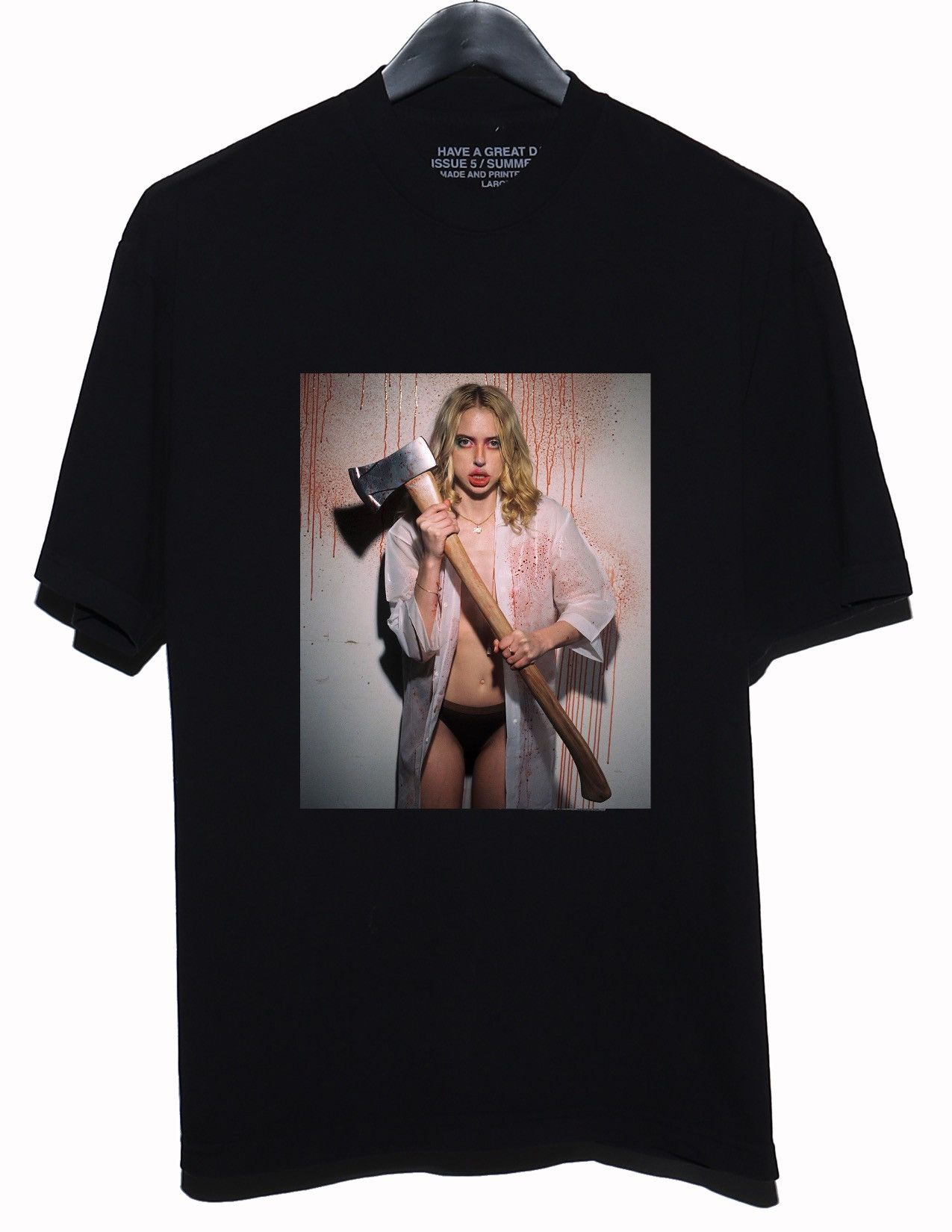 Asspizza Have A Great Day Chloe Cherry ‘American Psycho’ Tee Size US L / EU 52-54 / 3 - 1 Thumbnail