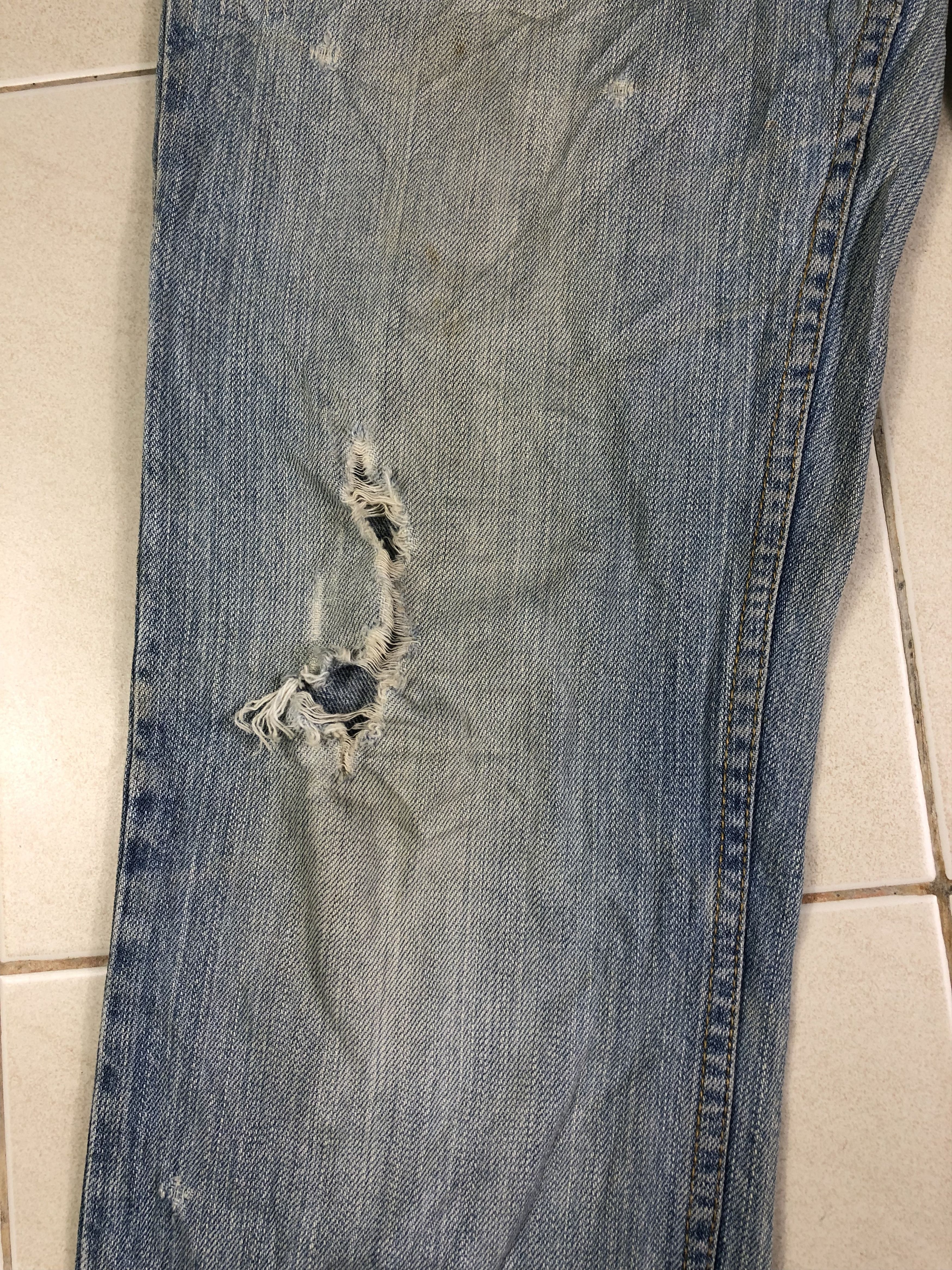 Japanese Brand PPFM 20Th Anniversary Denim Jeans 32x30.5 Size US 32 / EU 48 - 5 Thumbnail