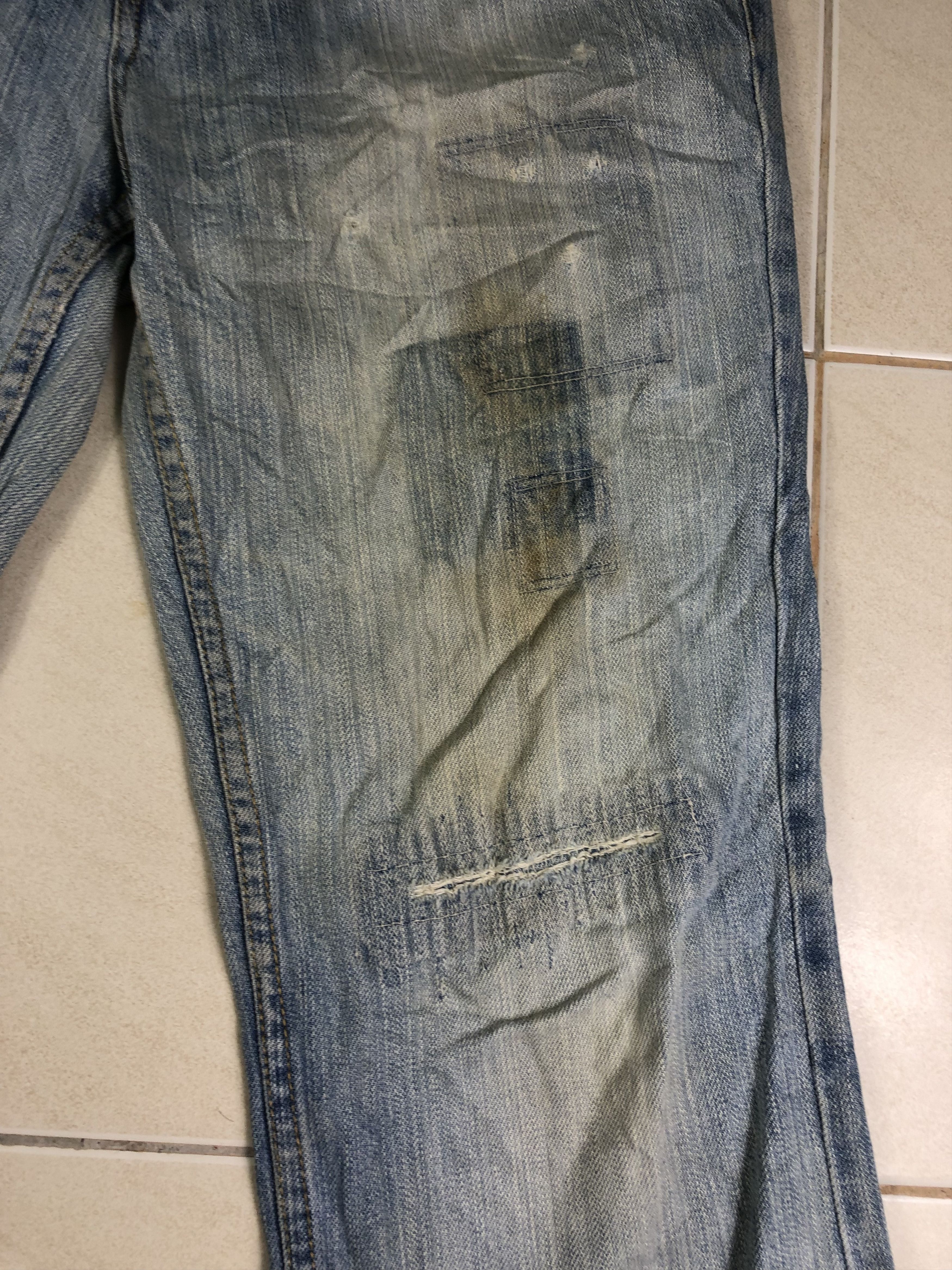 Japanese Brand PPFM 20Th Anniversary Denim Jeans 32x30.5 Size US 32 / EU 48 - 4 Thumbnail