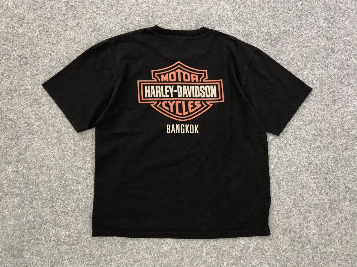 Harley Davidson HD Bangkok vintage t-shirt Size US XL / EU 56 / 4 - 2 Thumbnail
