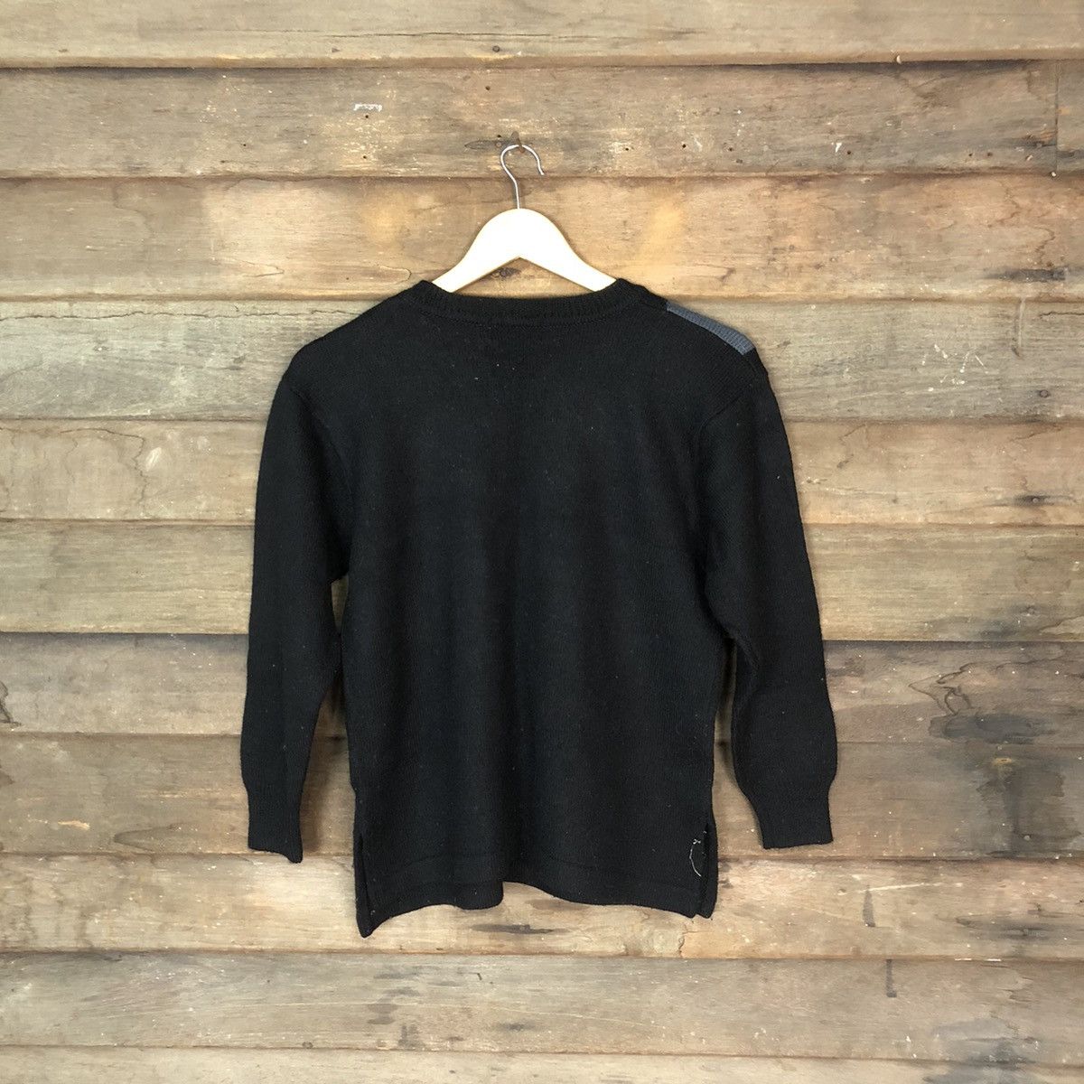 Japanese Brand × Vintage Port Villa art designer Black Knitwear #389B Size M / US 6-8 / IT 42-44 - 9 Thumbnail