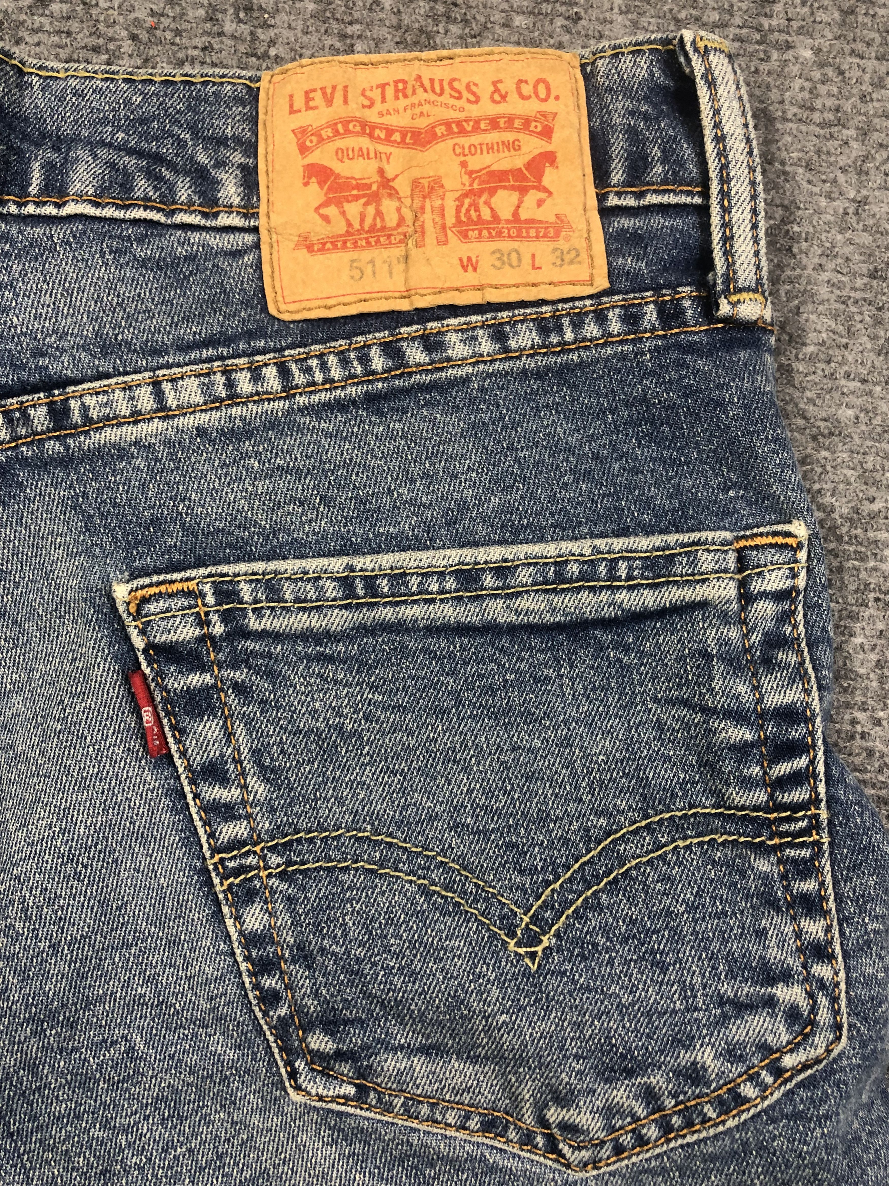 Levi's Levis 511 Denim Jeans 29x31 Size US 29 - 8 Thumbnail