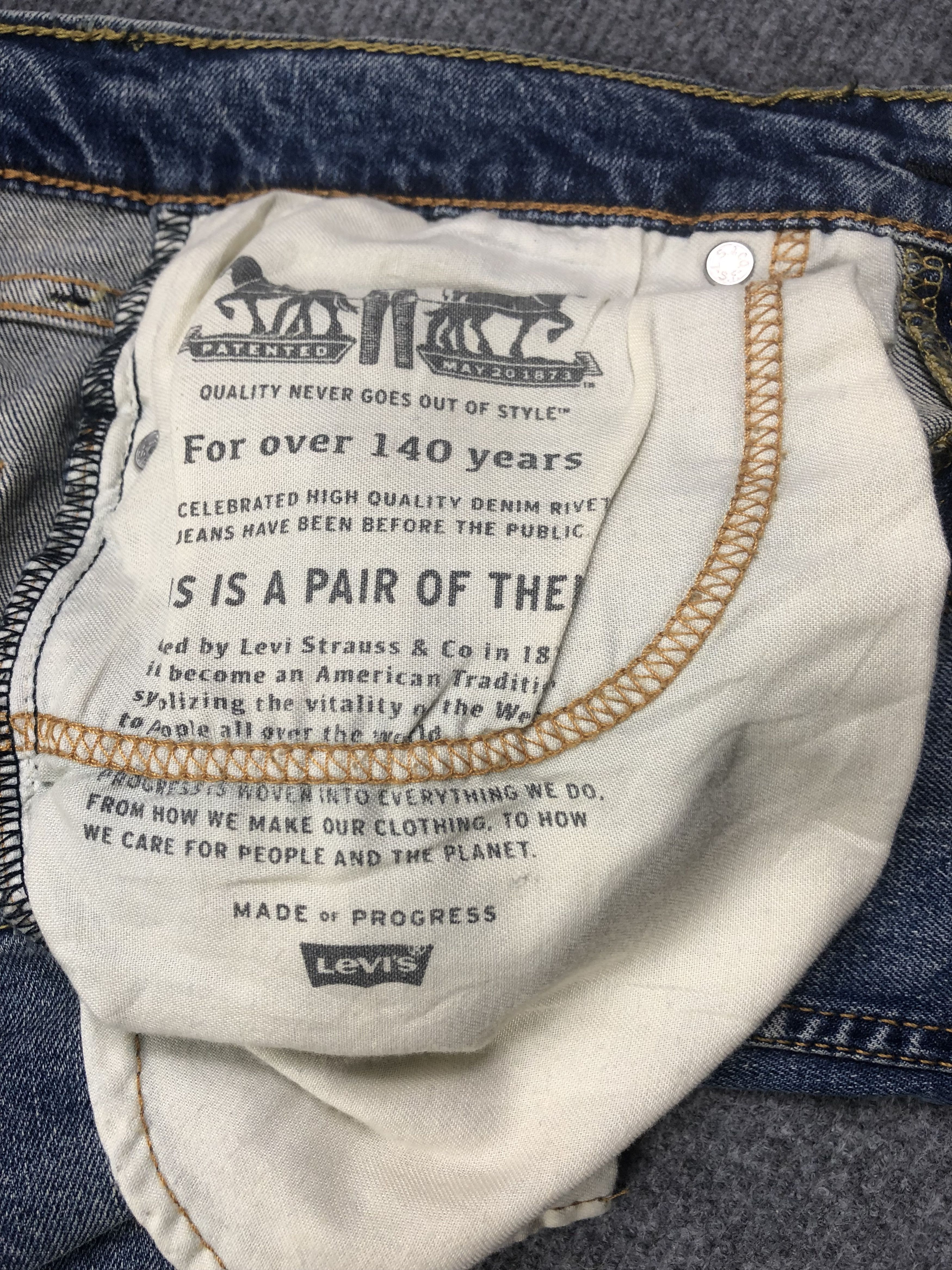 Levi's Levis 511 Denim Jeans 29x31 Size US 29 - 4 Thumbnail