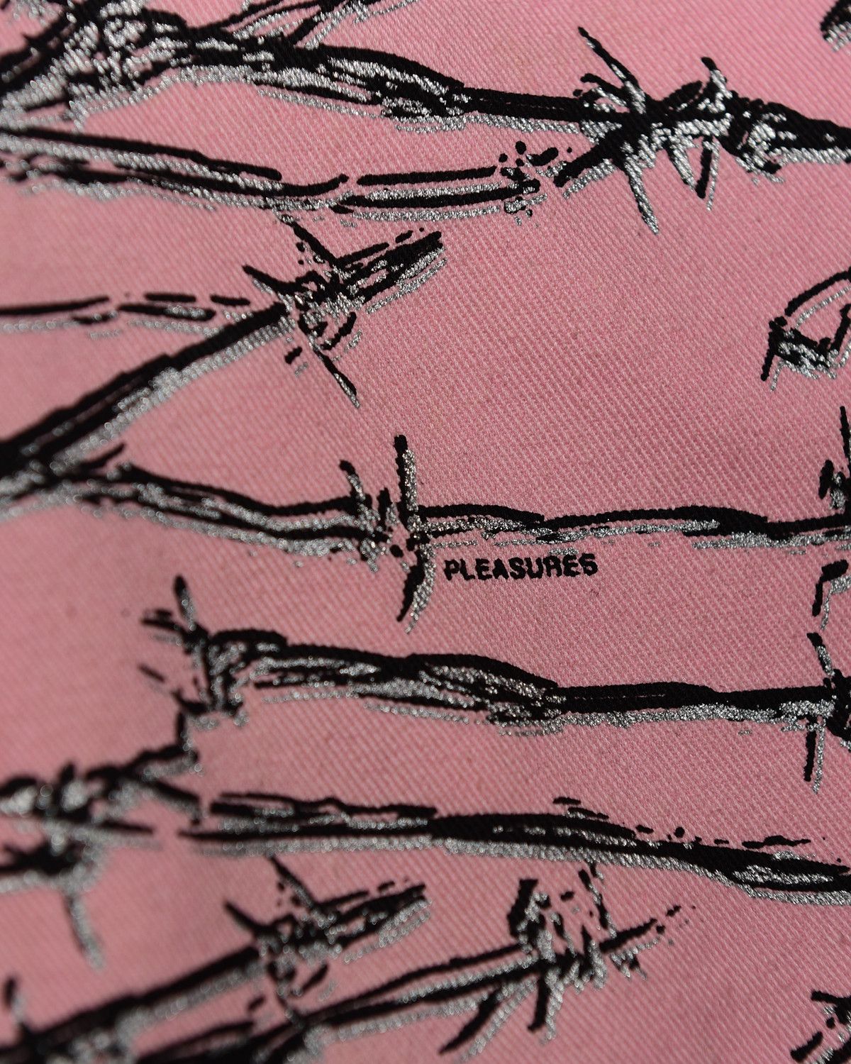 Pleasures Pleasures Pink Barbwire Shorts Size US 39 - 4 Thumbnail