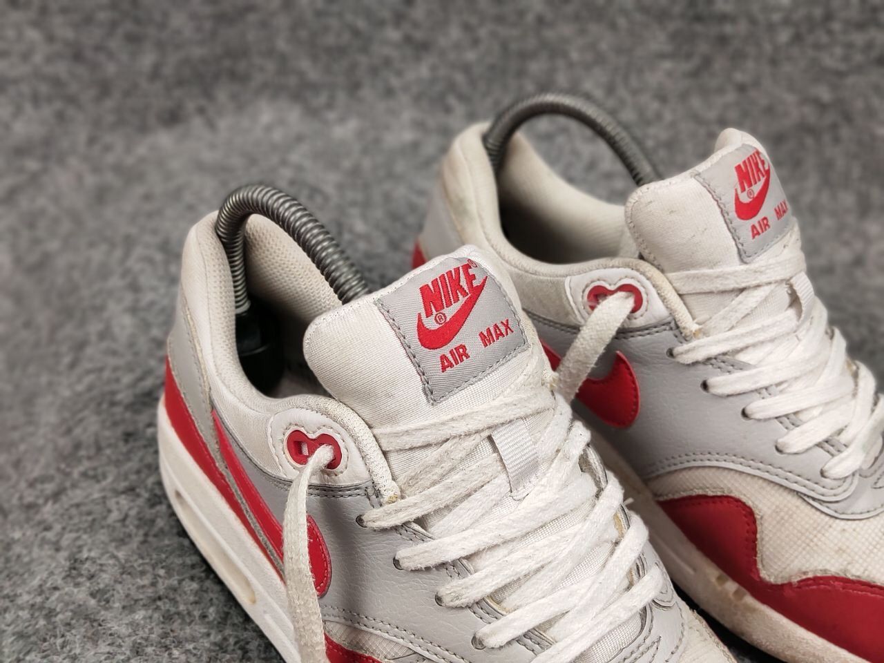 Nike Vintage Nike Air Max 1 Anniversary OG Red White Sneakers Size US 5 / EU 37 - 12 Thumbnail