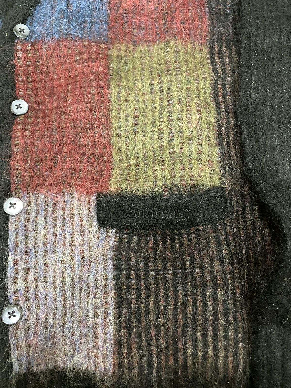 トップス supreme brushed checkerboard cardigan 743590_00.png.png